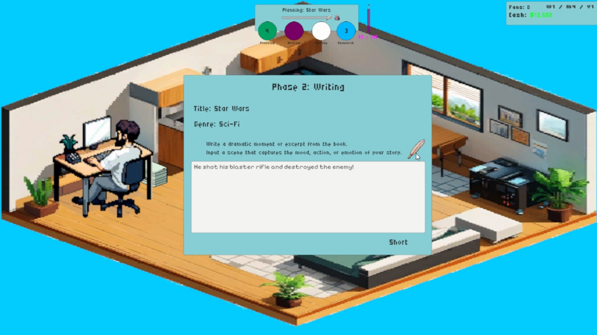 Writer Tycoon screenshot 2