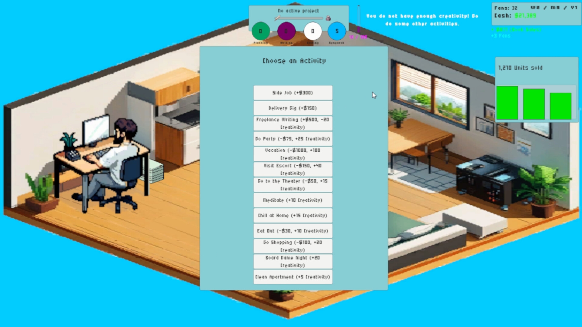 Writer Tycoon screenshot 4