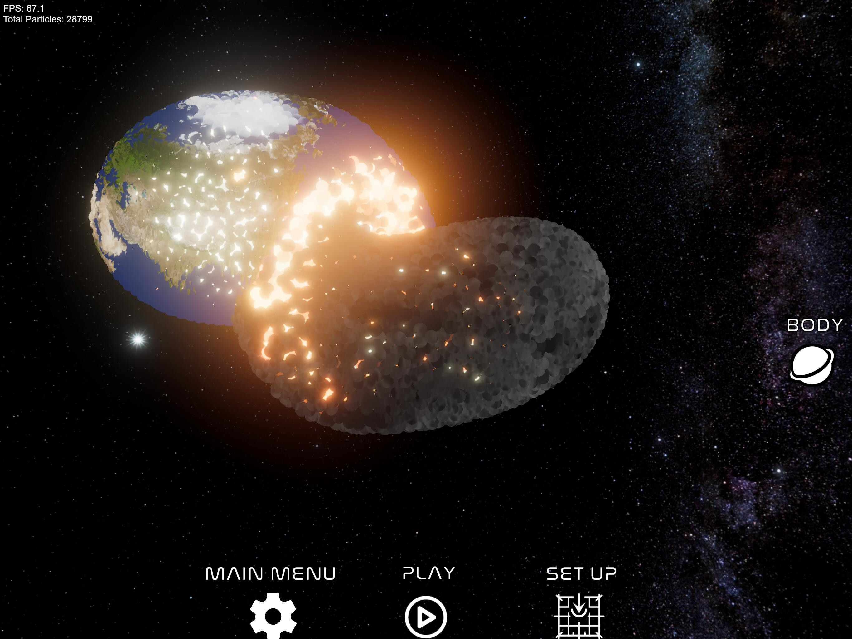 Space Crash Simulator screenshot 4