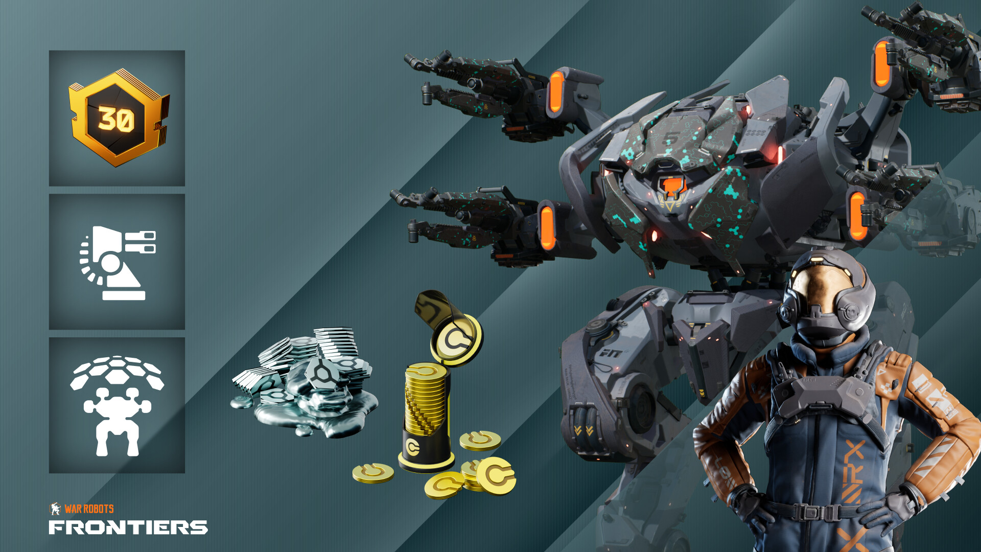 War Robots: Frontiers — Storm Leviathan Bundle screenshot 1