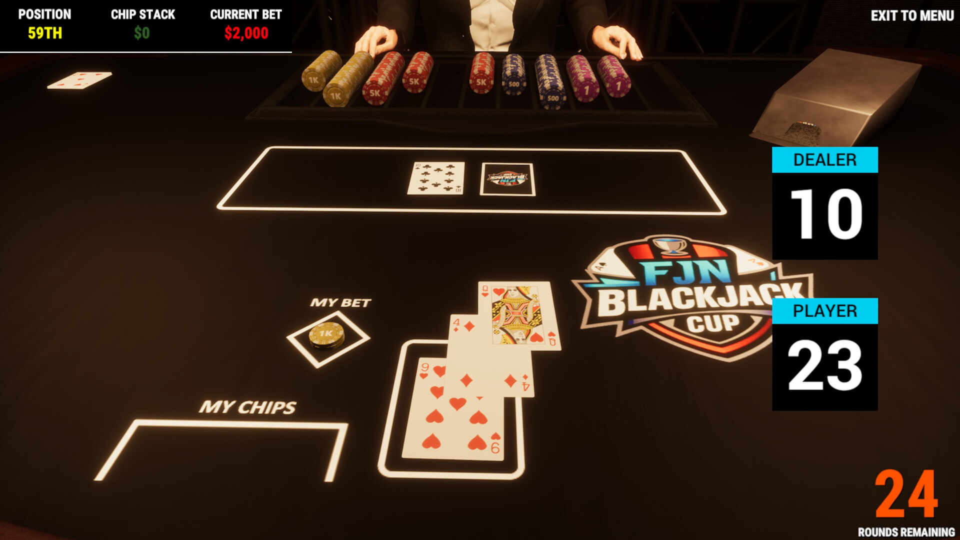FJN Blackjack Cup screenshot 1