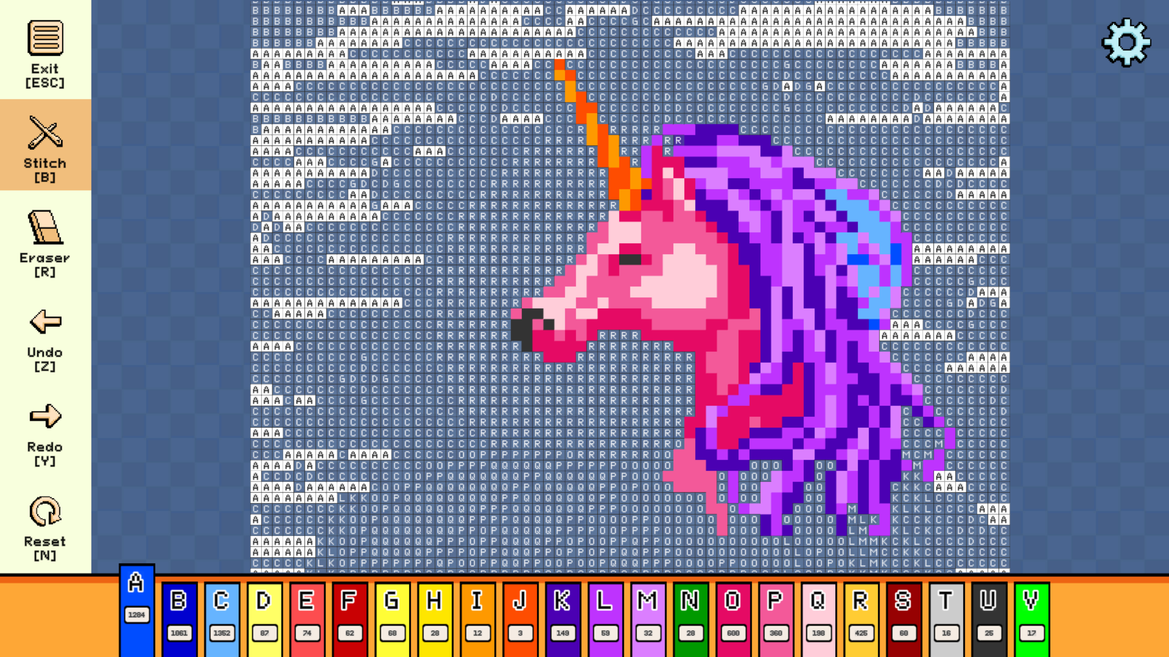 Pixel Cross Stitch - Mythical Monsters Pack screenshot 1