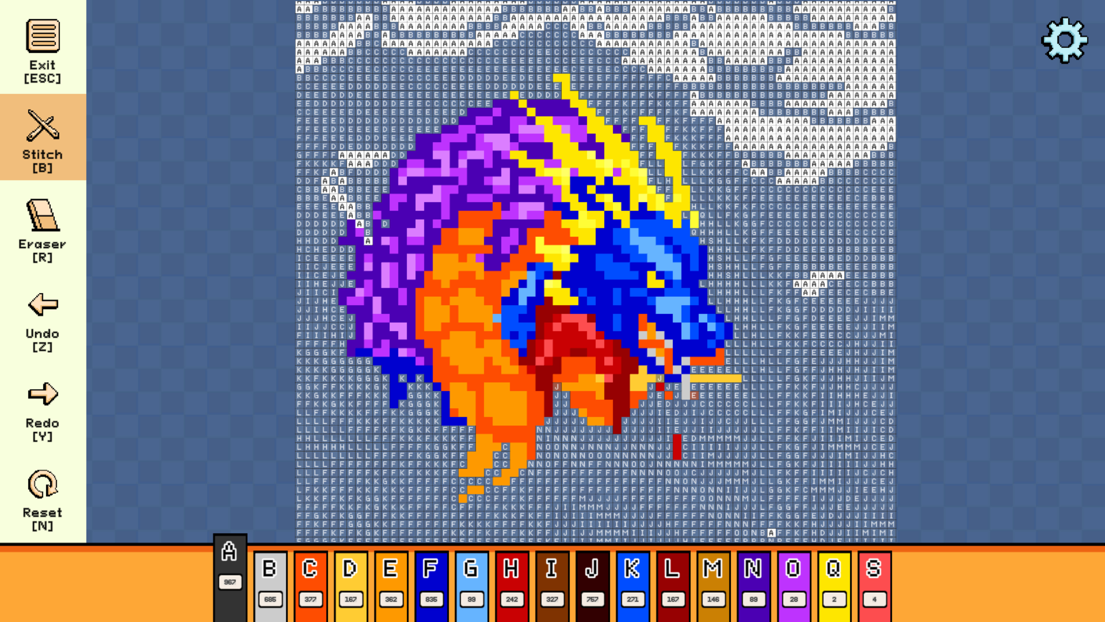 Pixel Cross Stitch - Mythical Monsters Pack screenshot 2