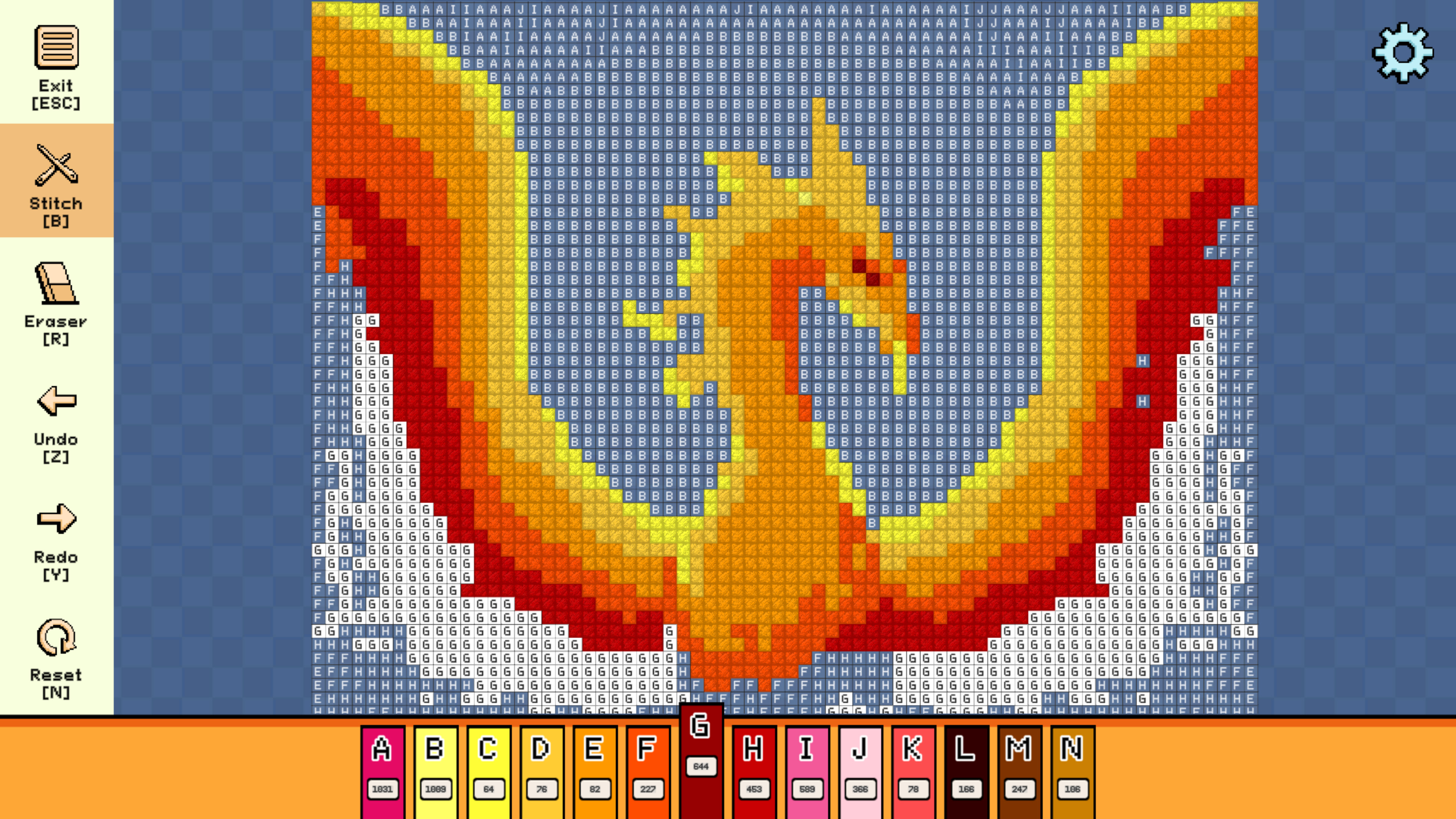 Pixel Cross Stitch - Mythical Monsters Pack screenshot 3