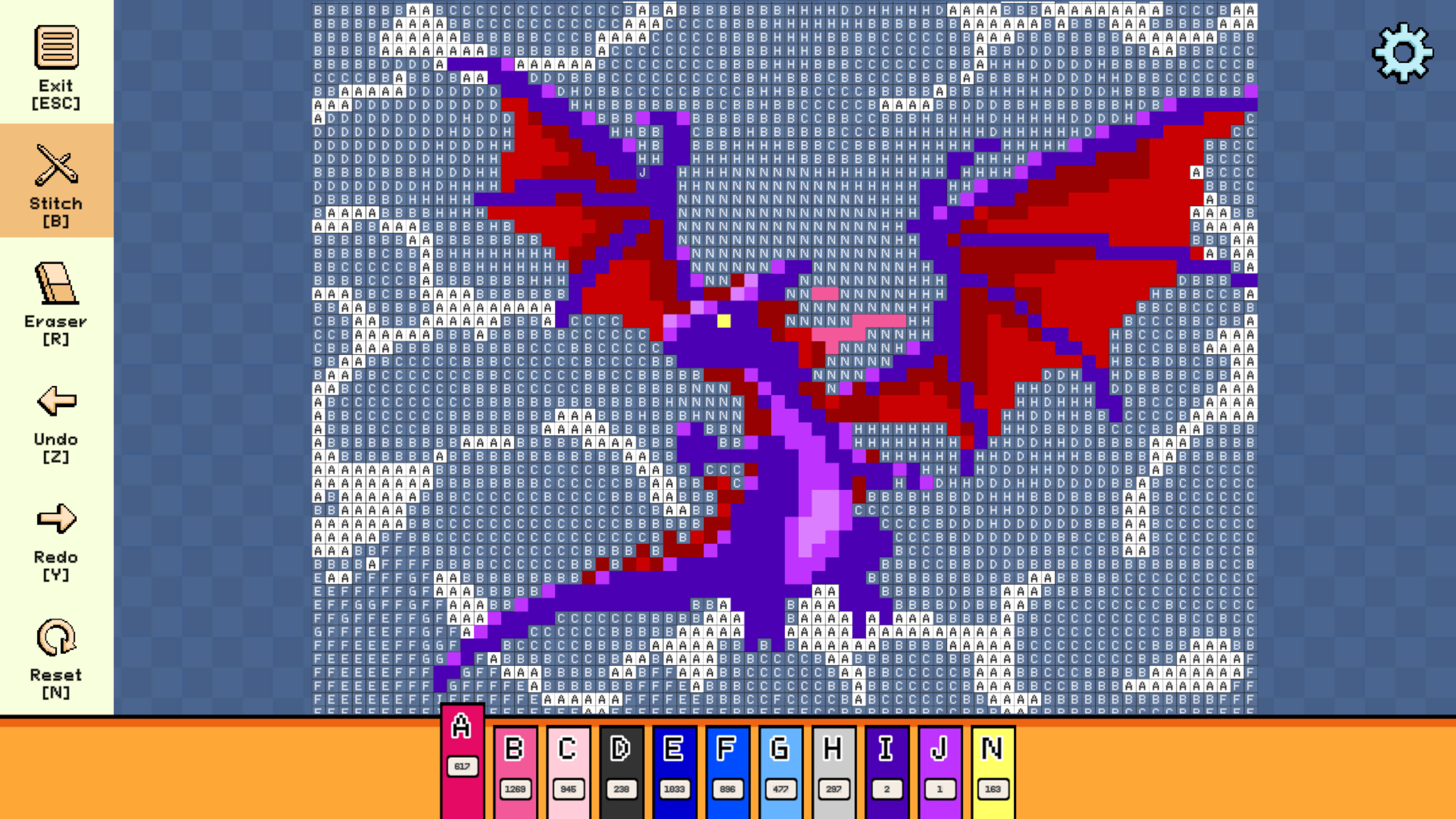 Pixel Cross Stitch - Mythical Monsters Pack 2 screenshot 1