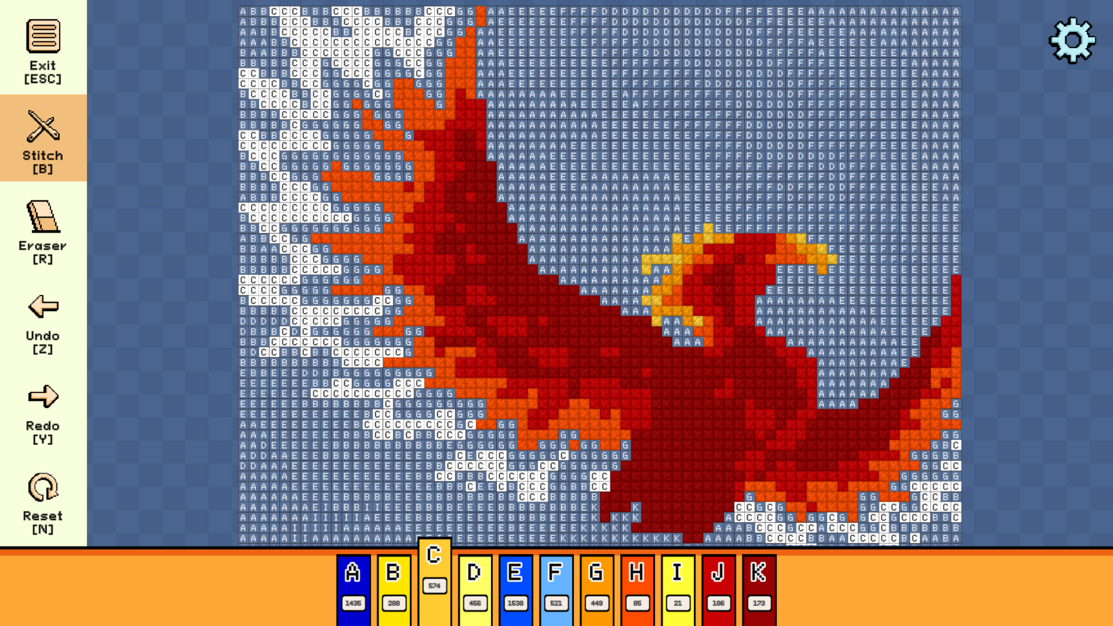 Pixel Cross Stitch - Mythical Monsters Pack 2 screenshot 3