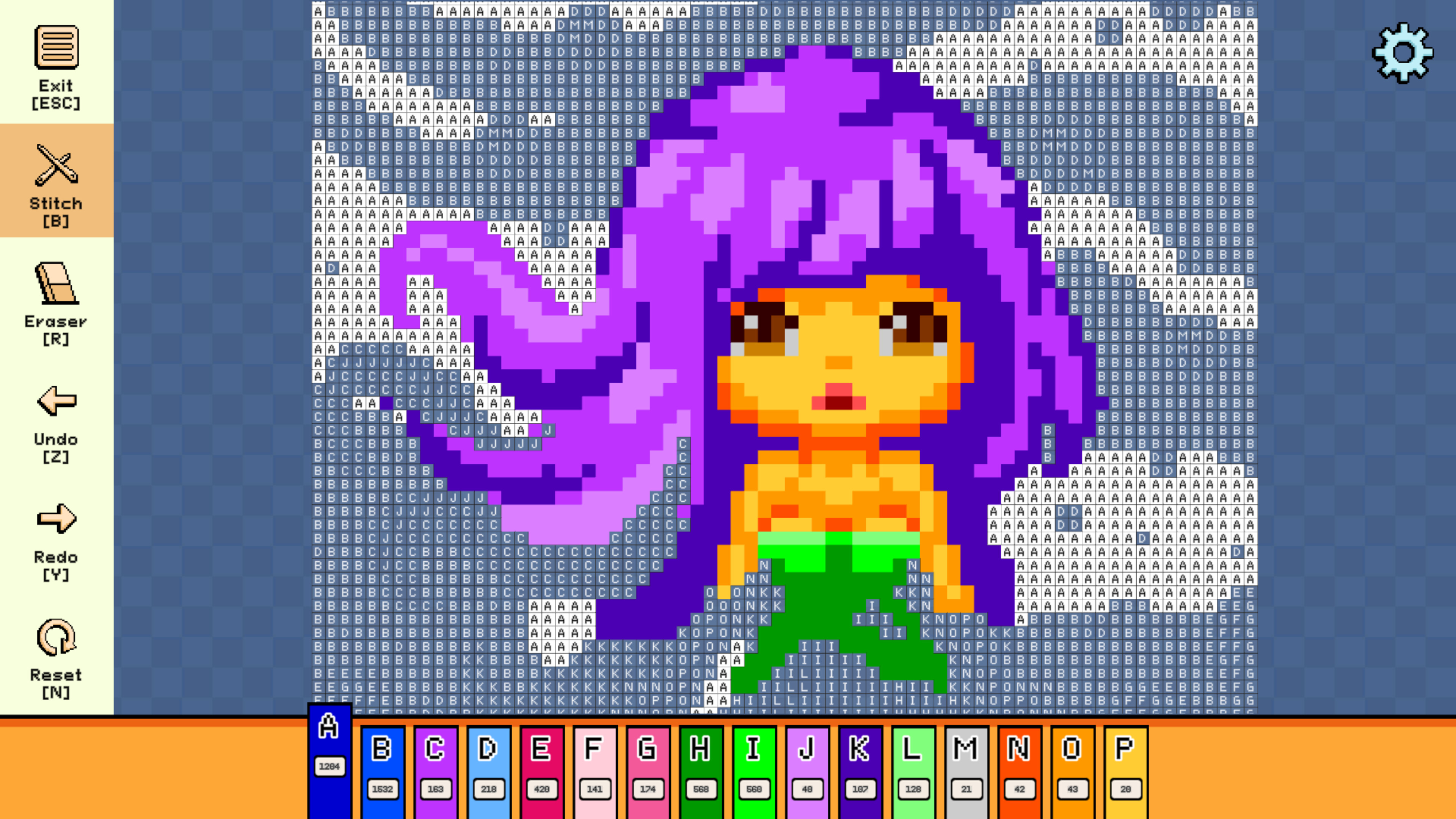 Pixel Cross Stitch - Mythical Monsters Pack 2 screenshot 2