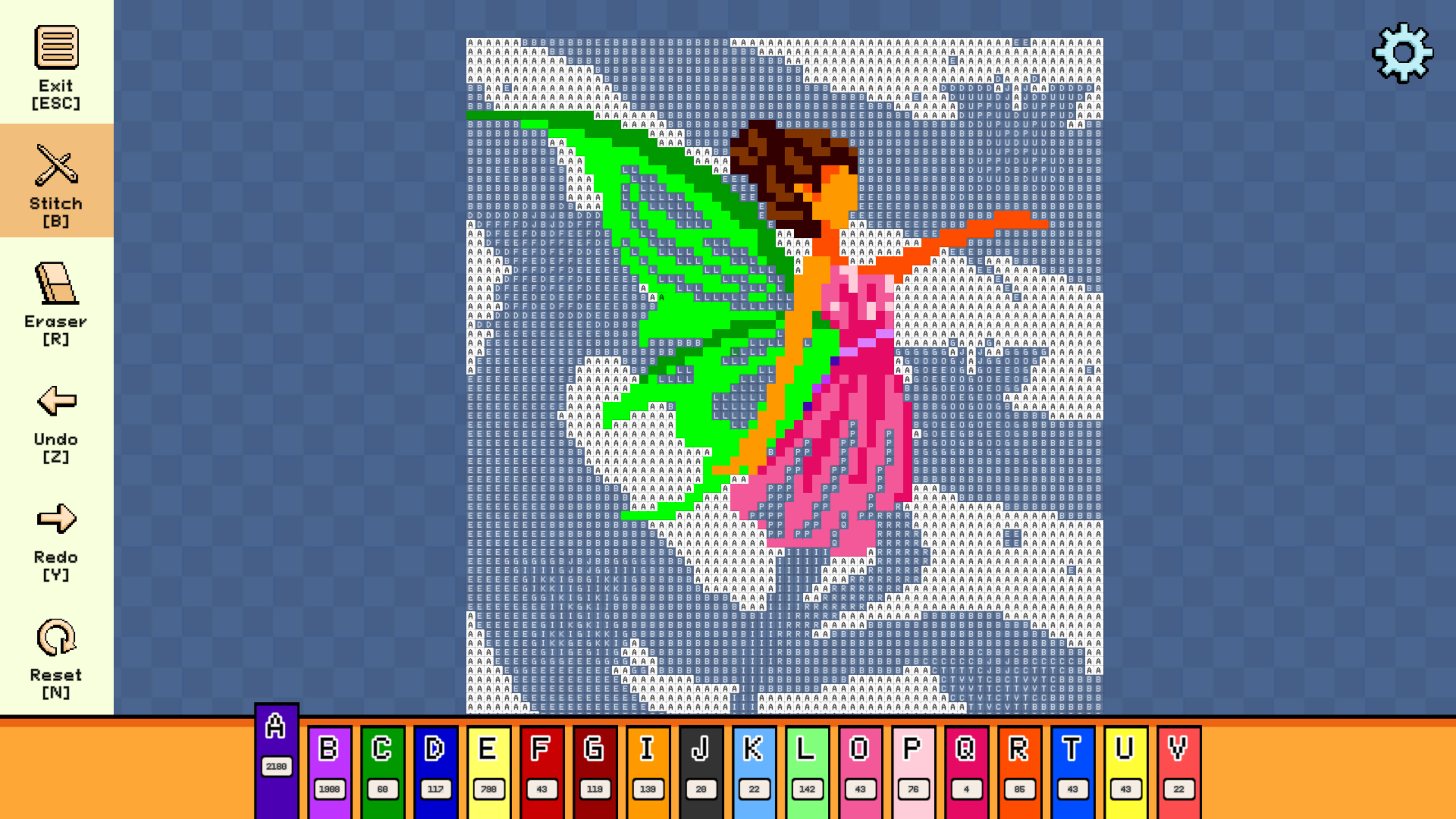 Pixel Cross Stitch - Mythical Monsters Pack 3 screenshot 1