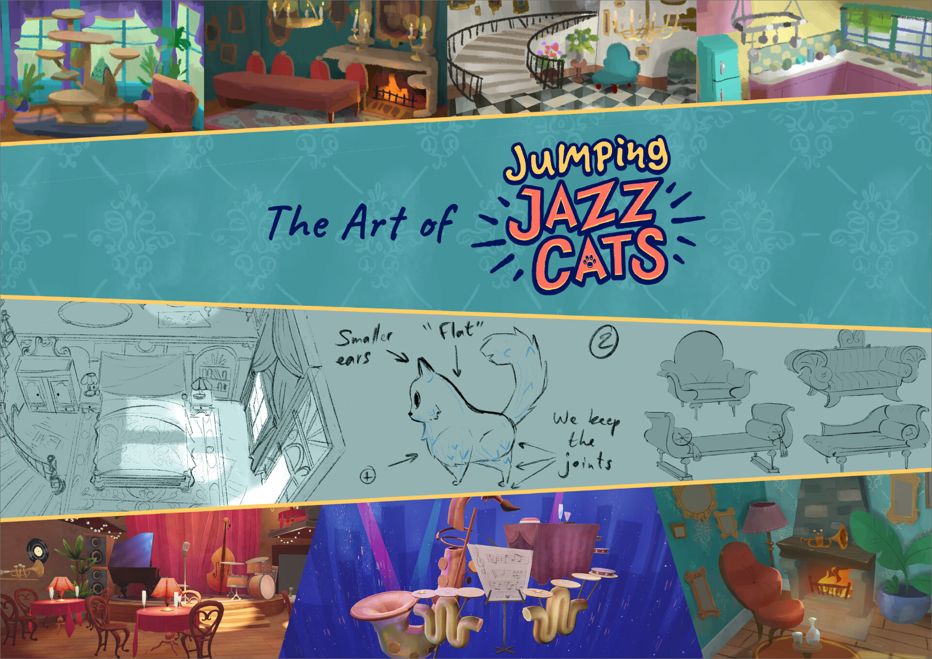 Jumping Jazz Cats - Artbook screenshot 1