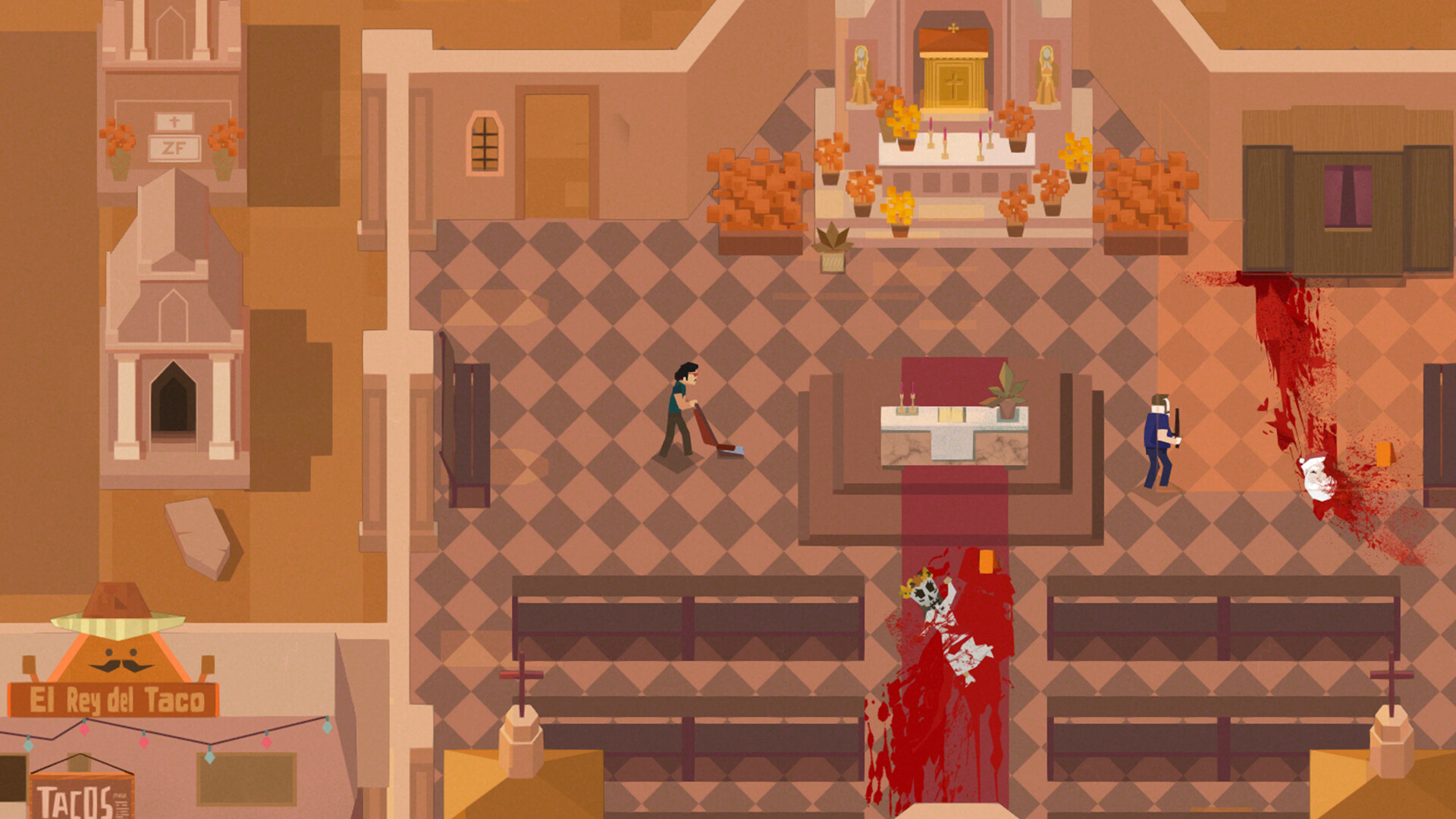 Serial Cleaner: Blood & Confetti screenshot 6