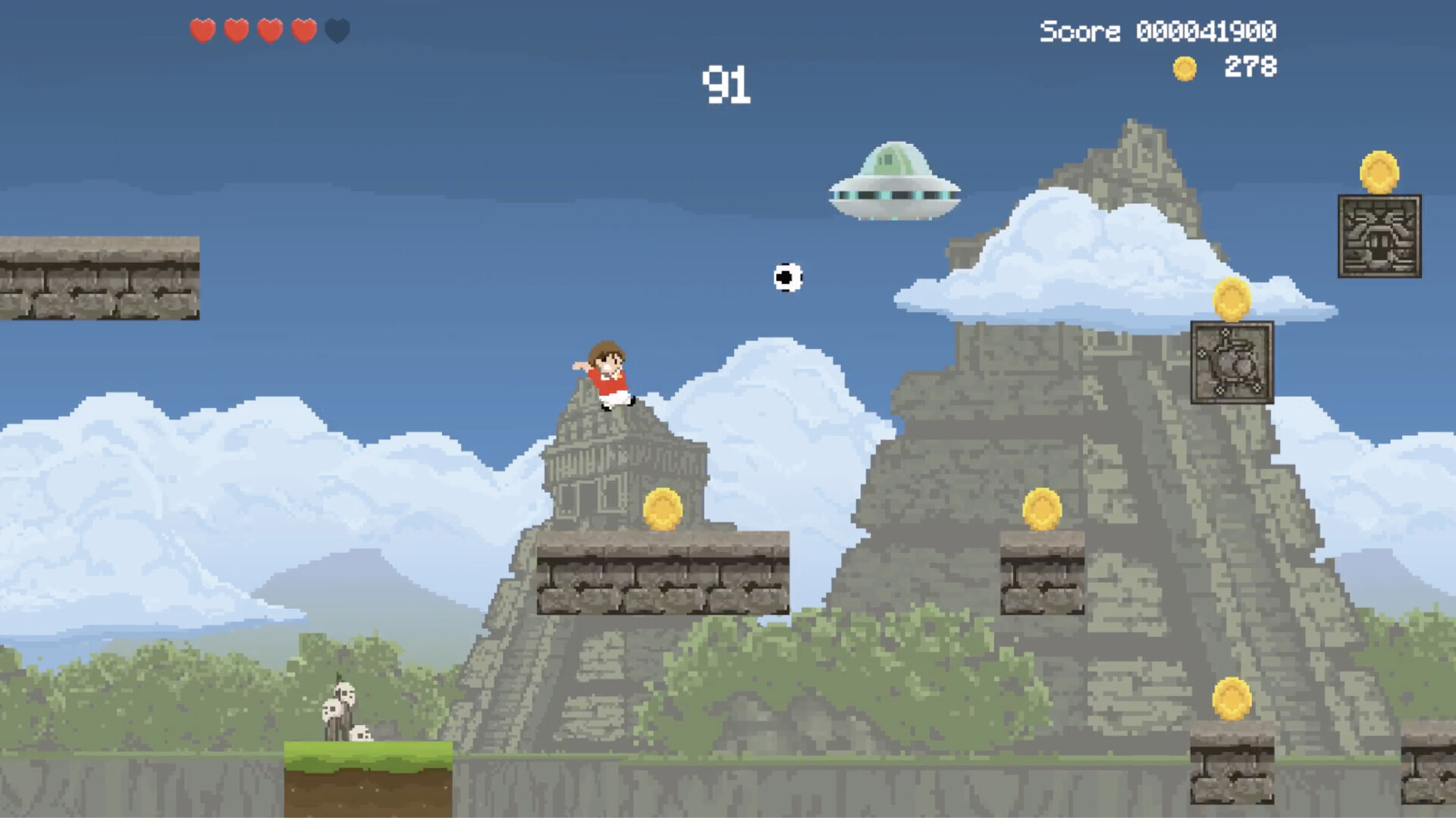 Soccerboy vs Aliens screenshot 2