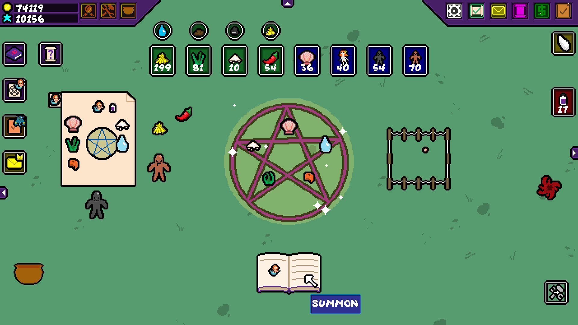 Summoner's Cookbook screenshot 2