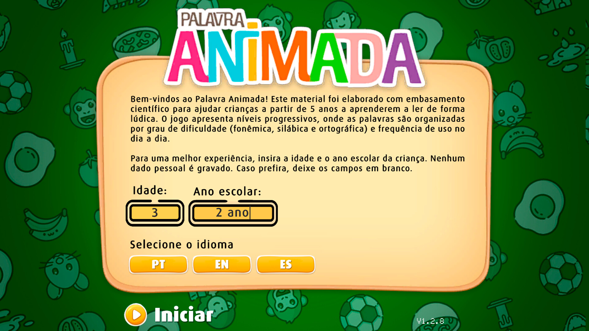 Palavra Animada screenshot 2