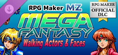 RPG Maker MZ - MEGA FANTASY Walking Actors and Faces