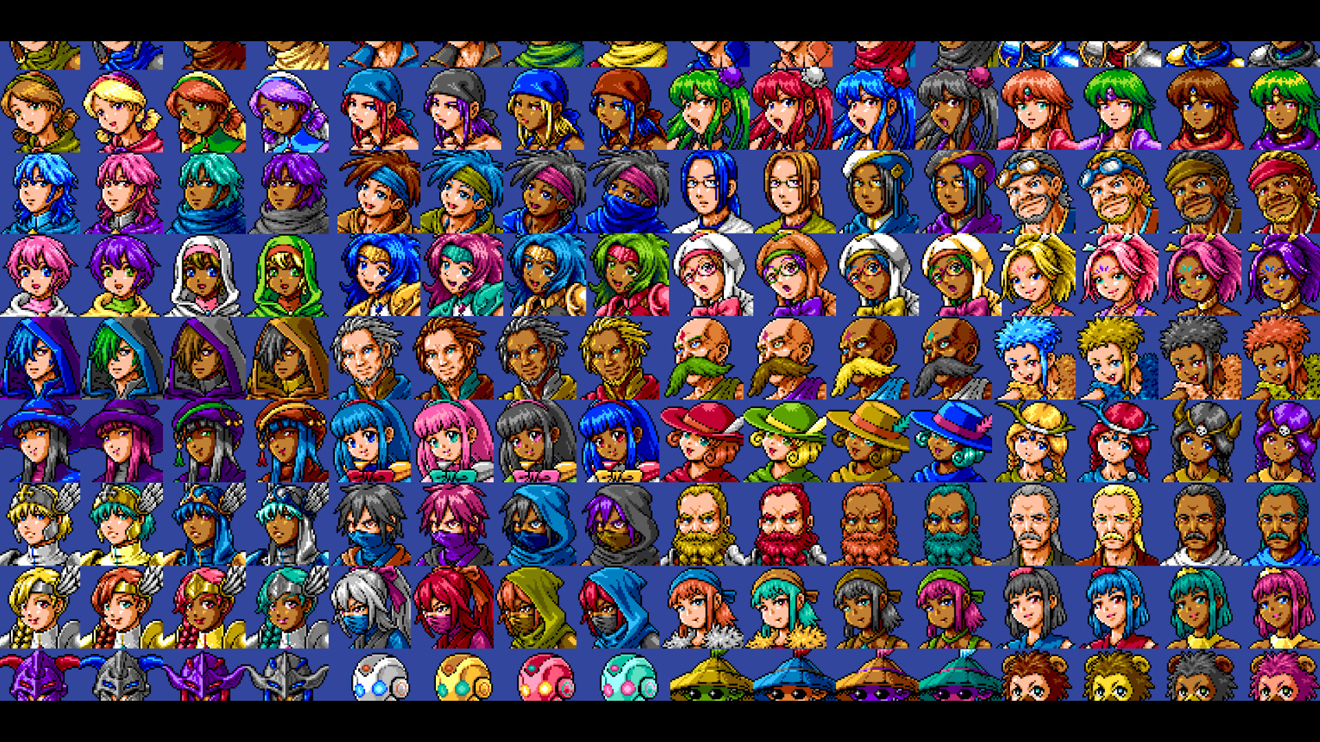 Steam：RPGツクールMZ - MEGA FANTASY 歩行アクター and 顔グラ