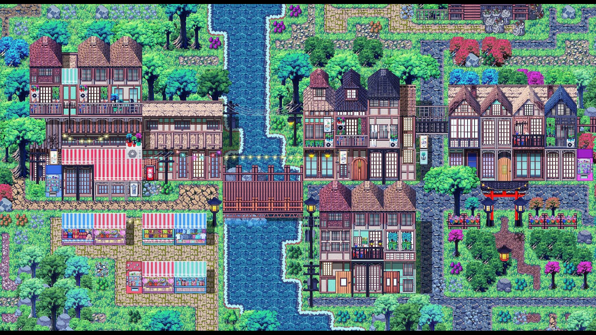 Steamで30% OFF：RPGツクールMZ - NEONPIXEL - アニメ風の田舎タイルセット