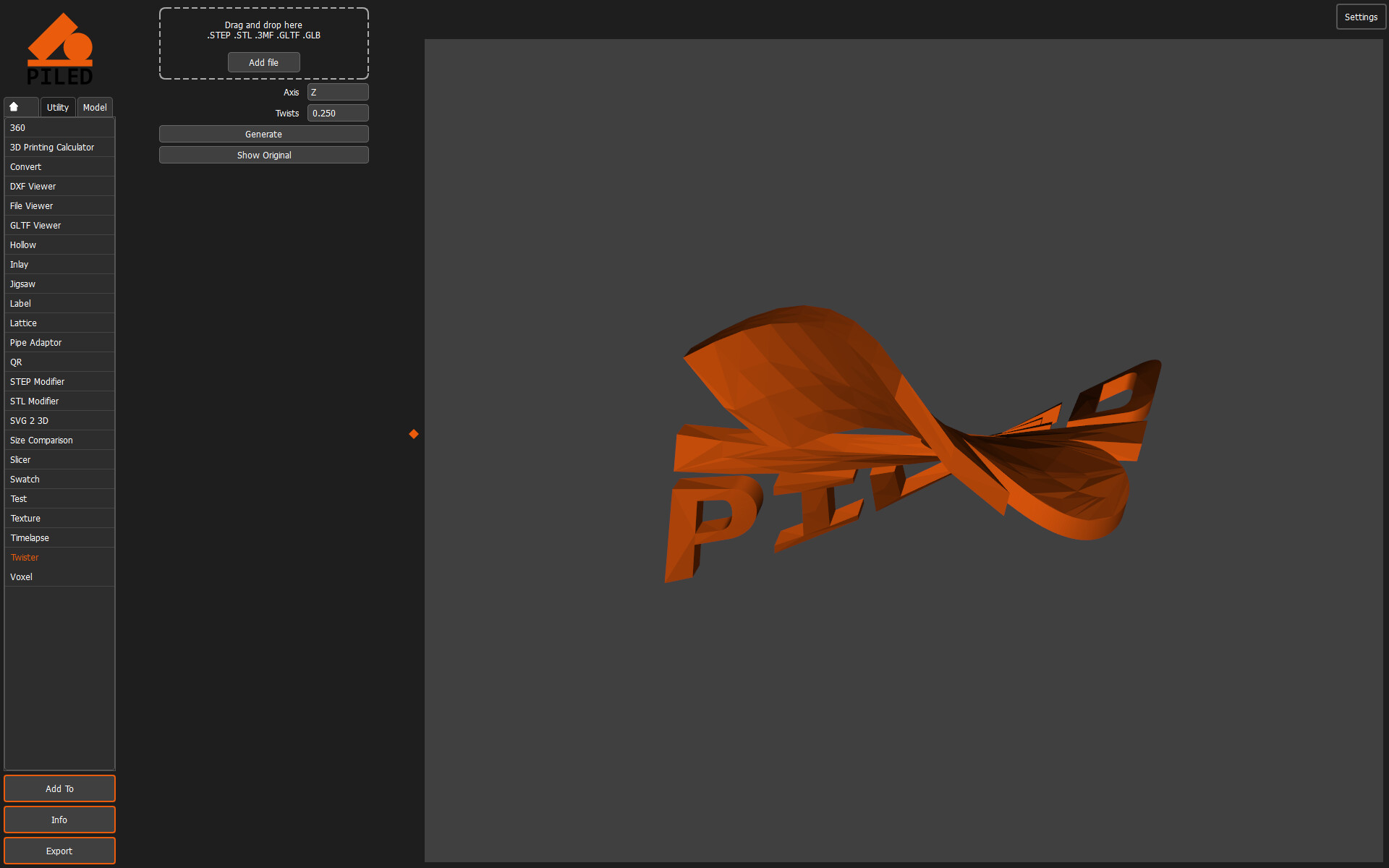 PILED 3D CAD MULTI TOOL screenshot 50