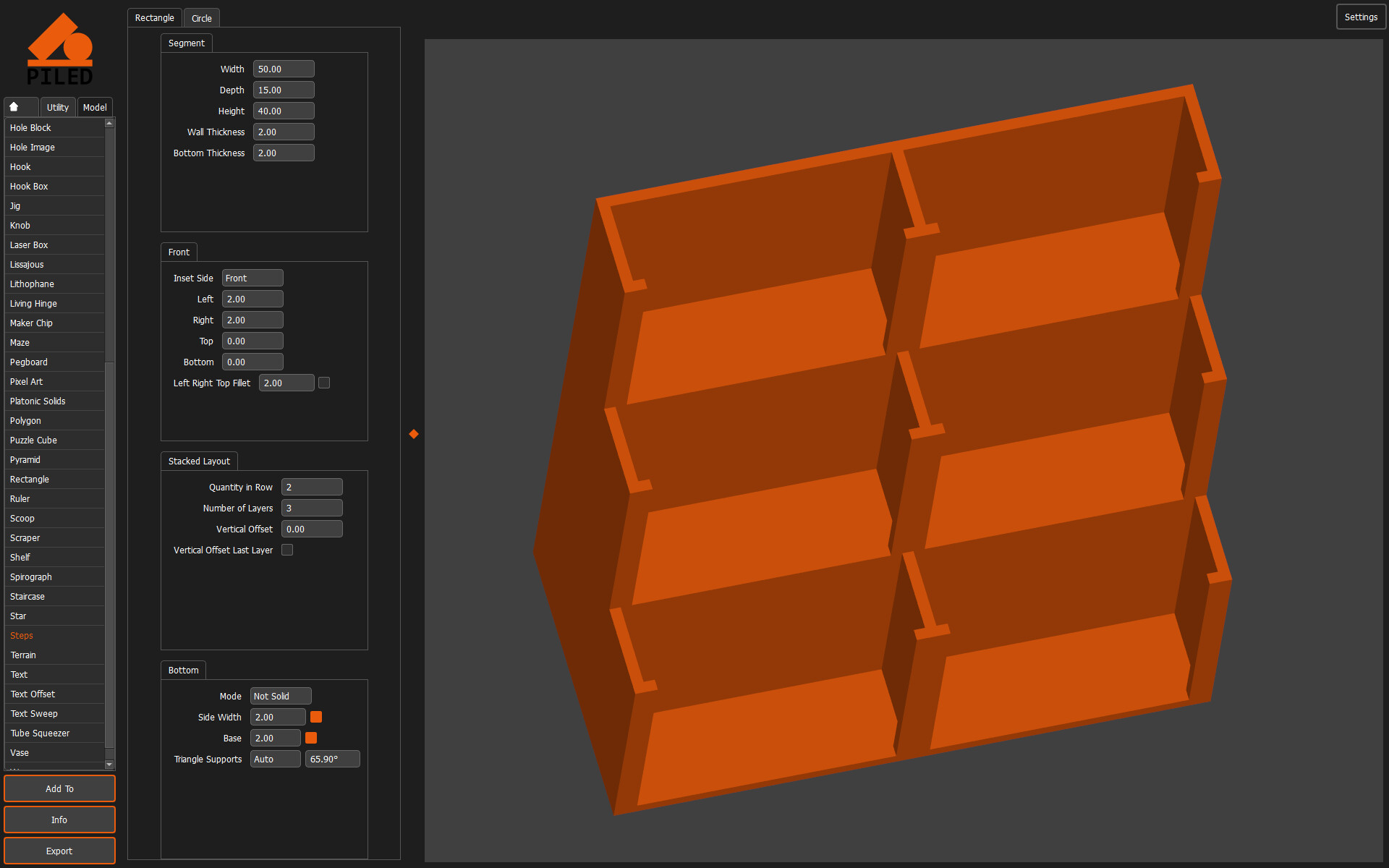 PILED 3D CAD MULTI TOOL screenshot 13