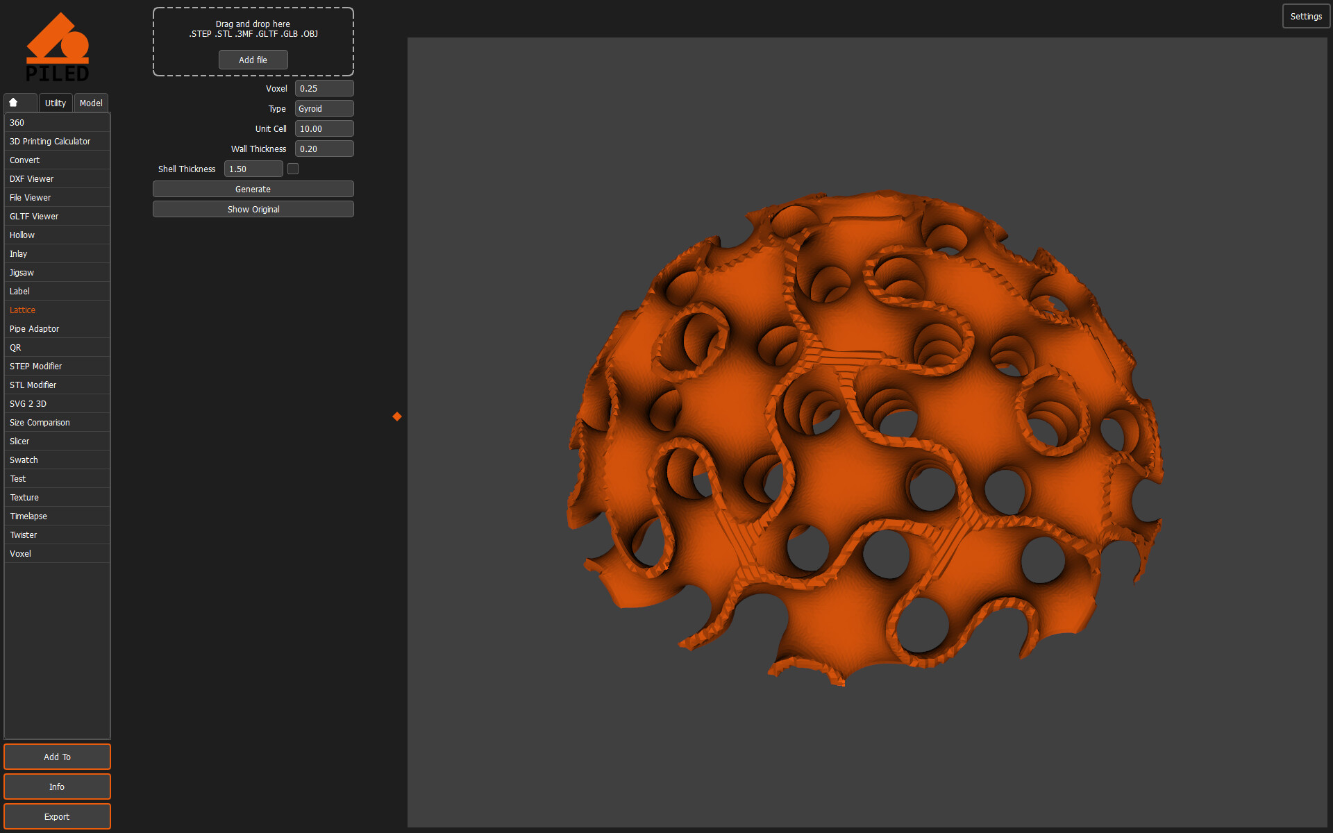 PILED 3D CAD MULTI TOOL screenshot 23
