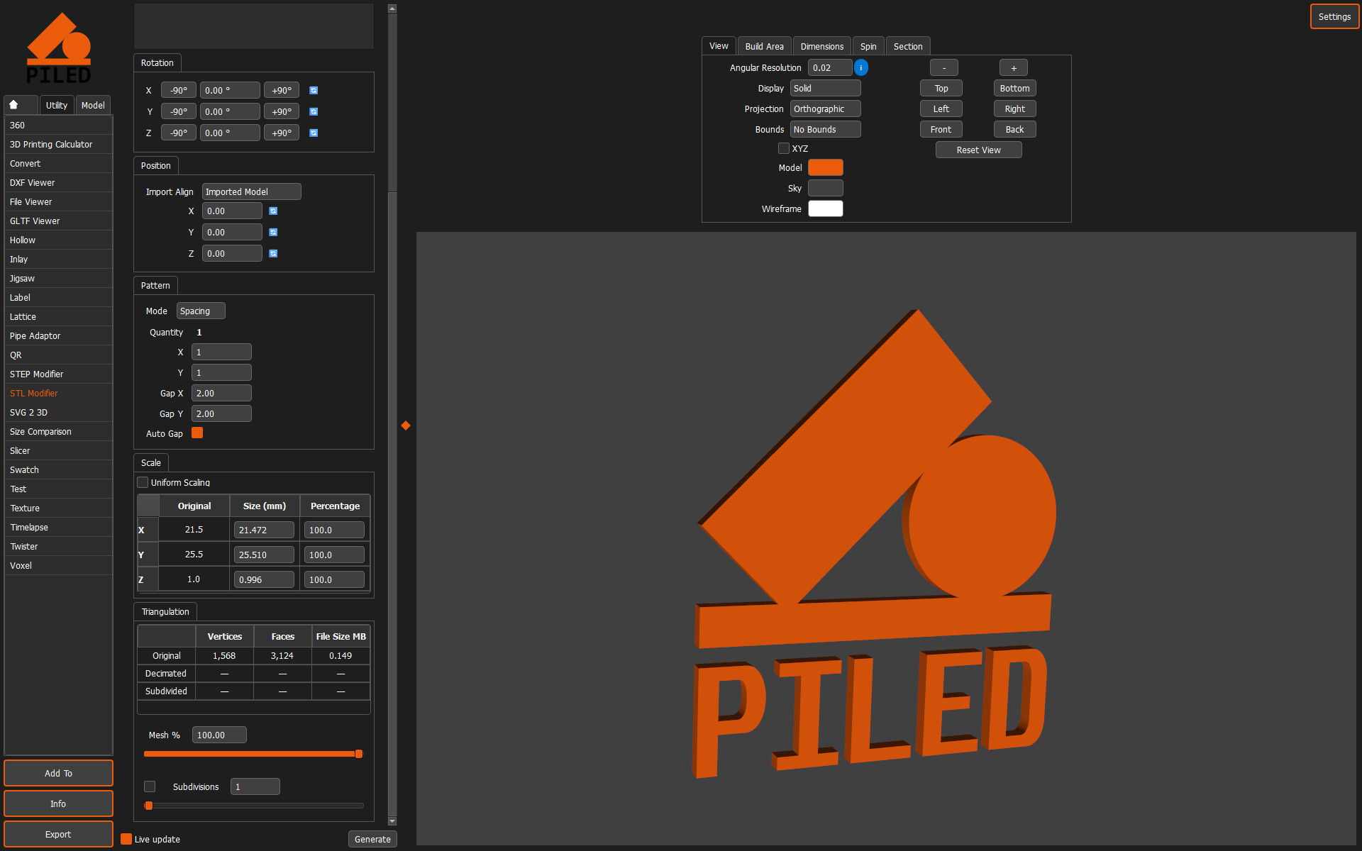 PILED 3D CAD MULTI TOOL screenshot 22