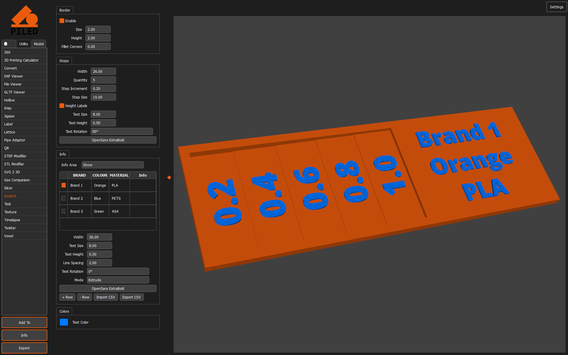 PILED 3D CAD MULTI TOOL screenshot 31