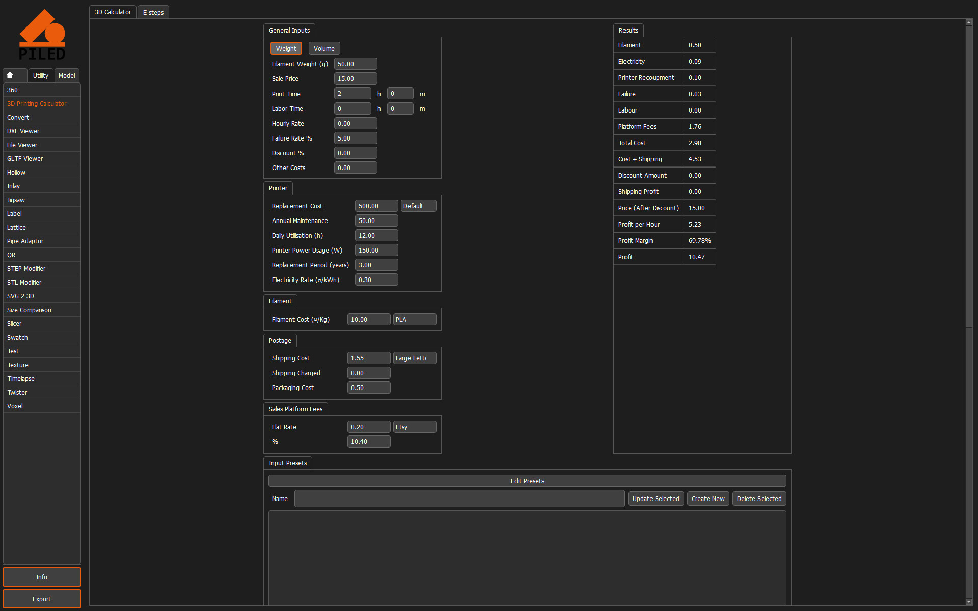 PILED 3D CAD MULTI TOOL screenshot 8