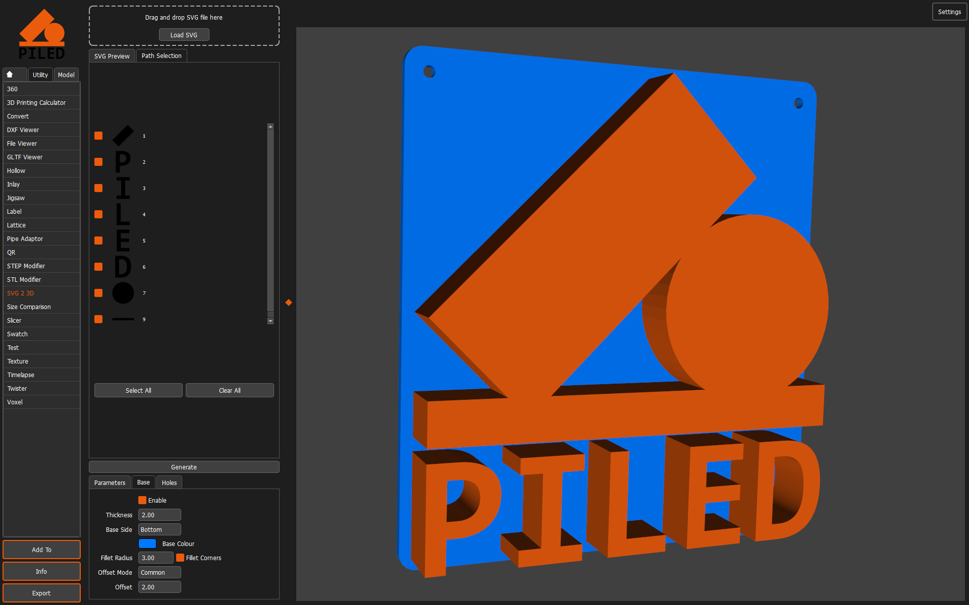 PILED 3D CAD MULTI TOOL screenshot 27