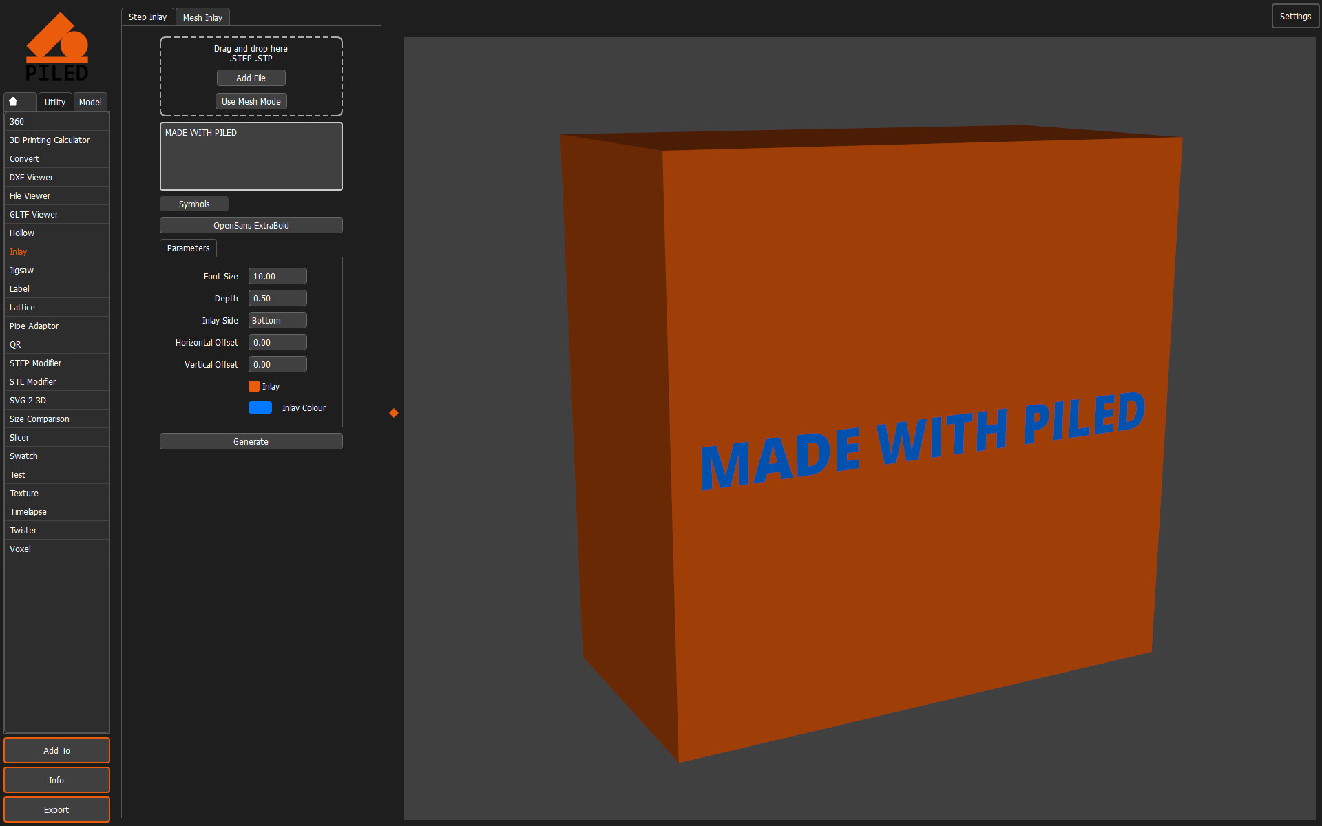 PILED 3D CAD MULTI TOOL screenshot 21