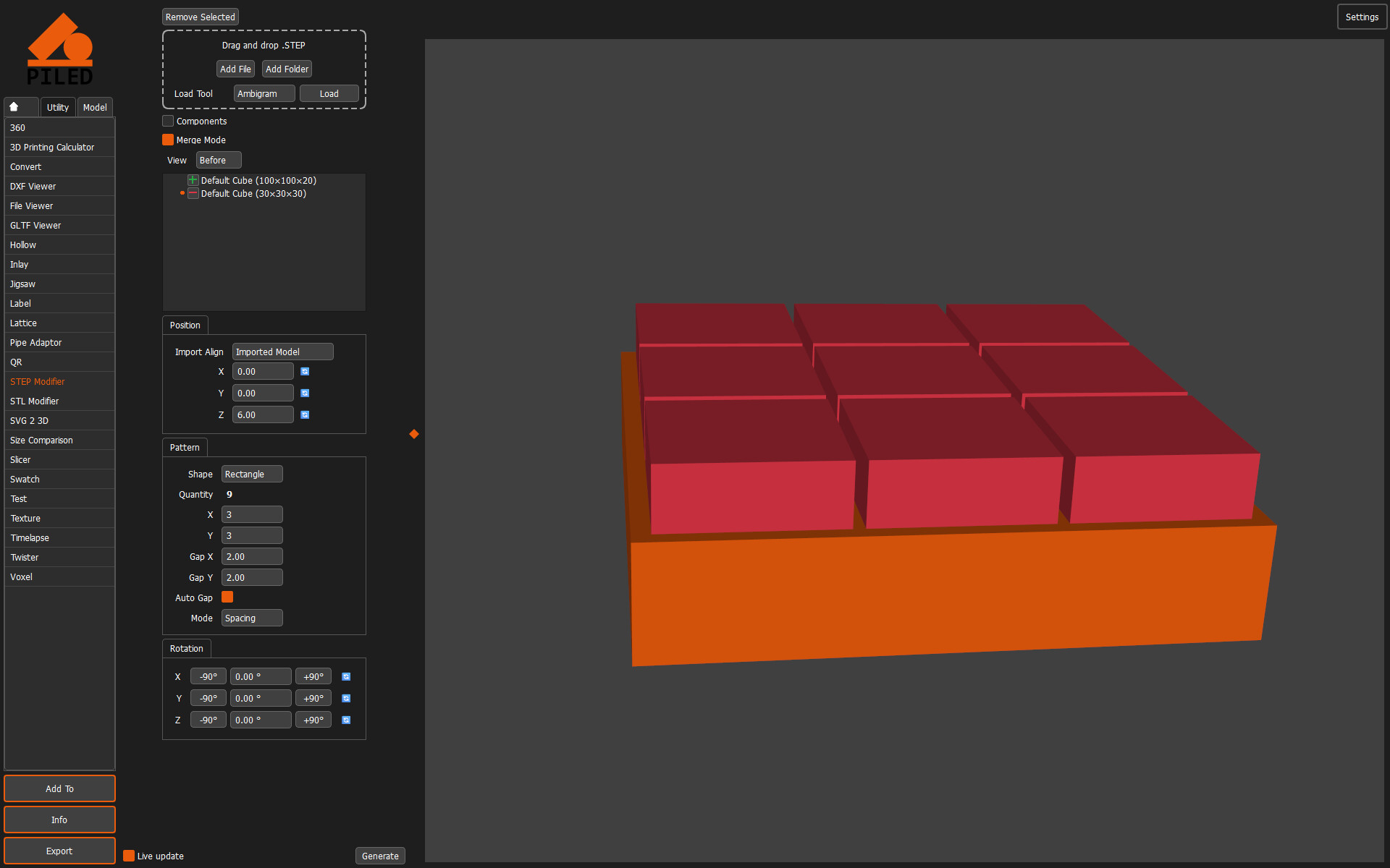 PILED 3D CAD MULTI TOOL screenshot 12