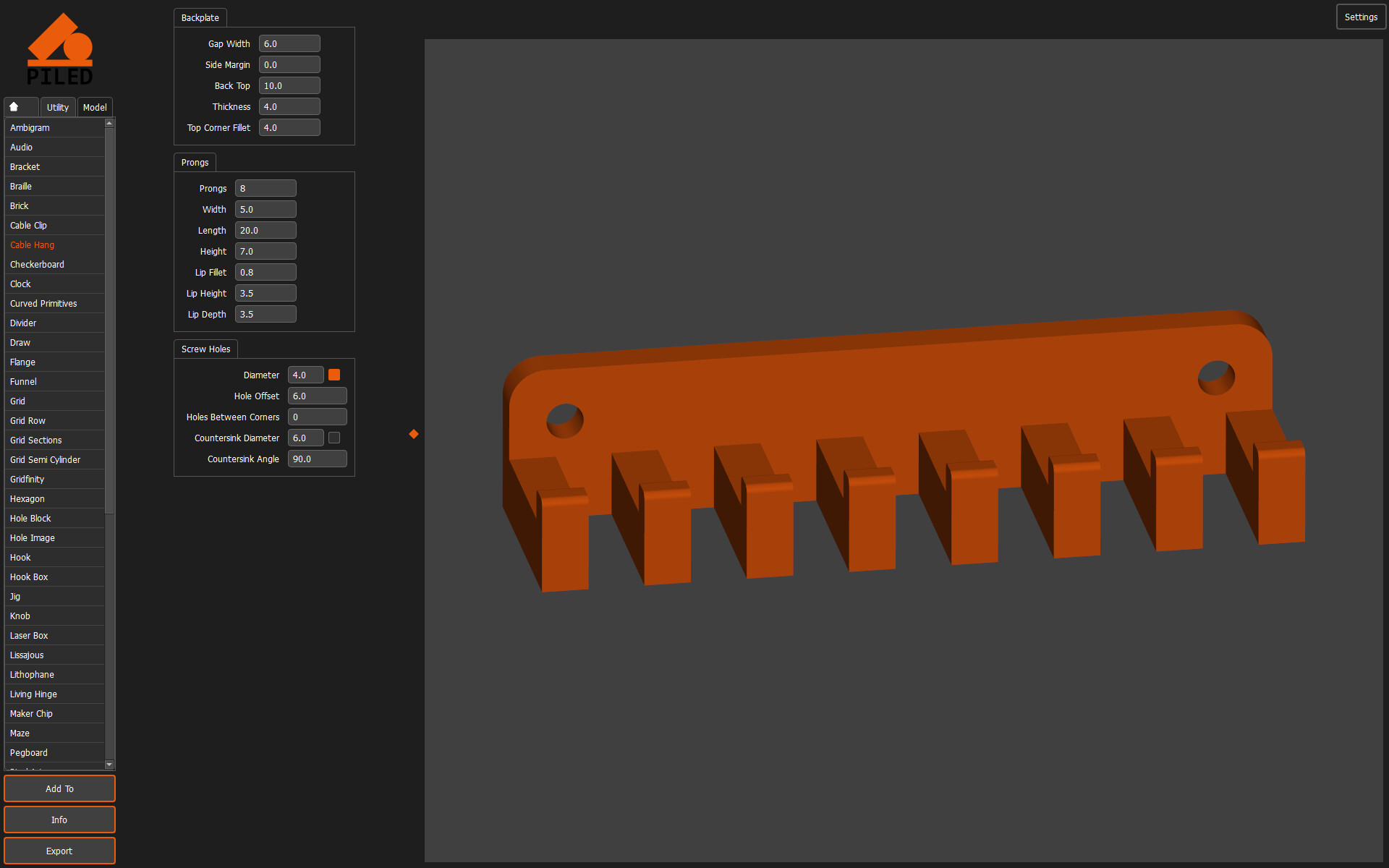 PILED 3D CAD MULTI TOOL screenshot 35