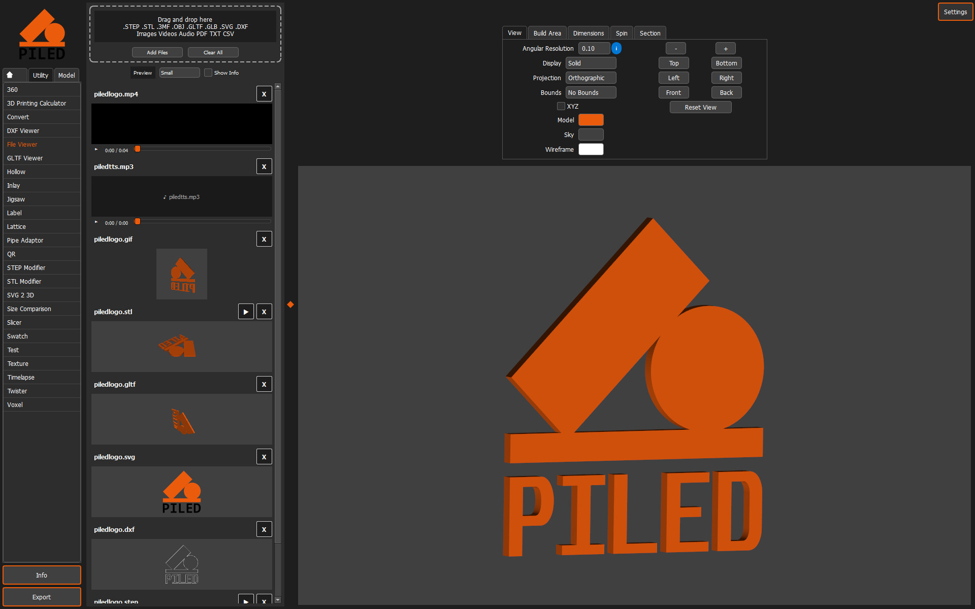 PILED 3D CAD MULTI TOOL screenshot 37