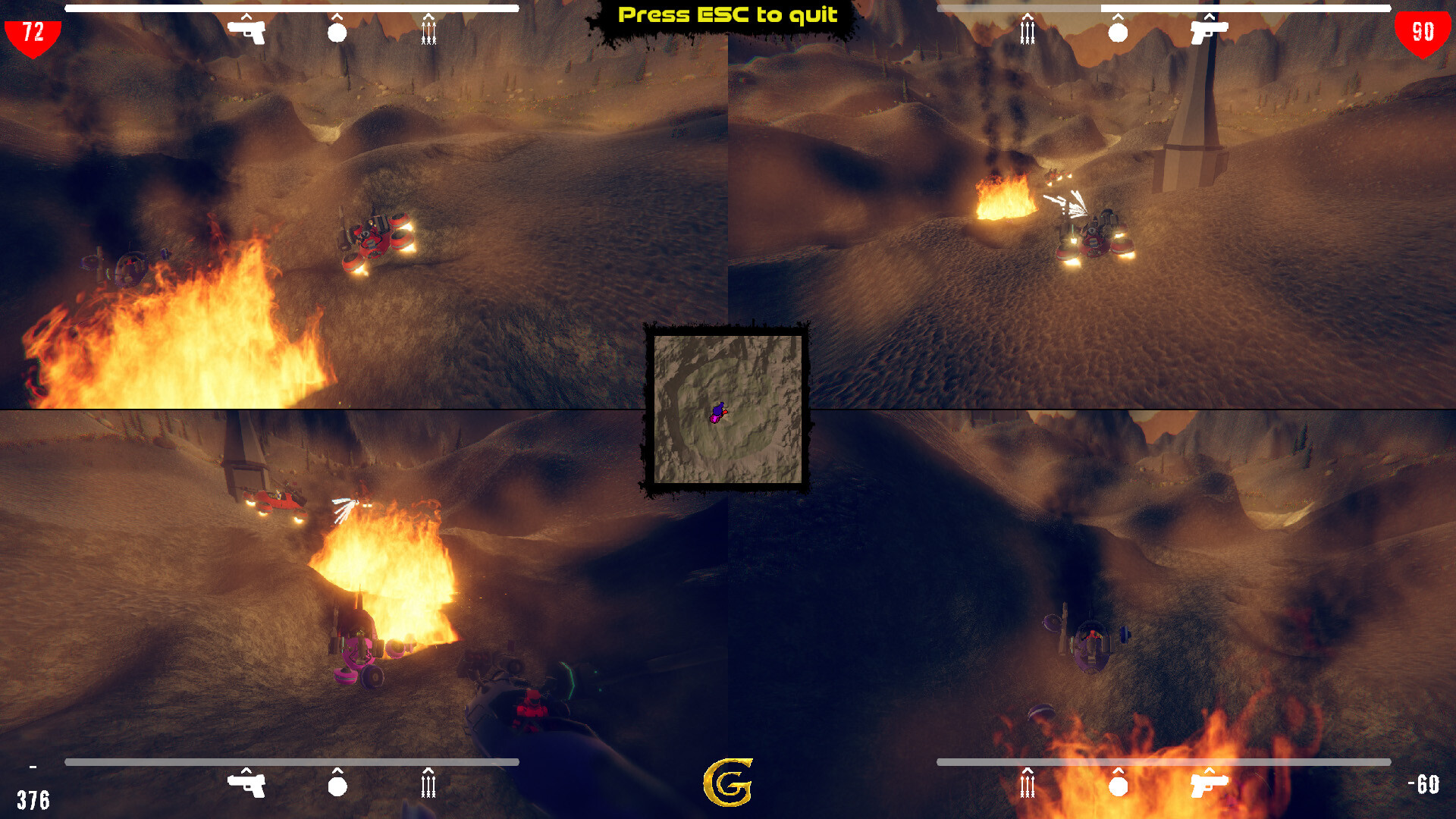 Personal Hover Attack Tanks screenshot 2