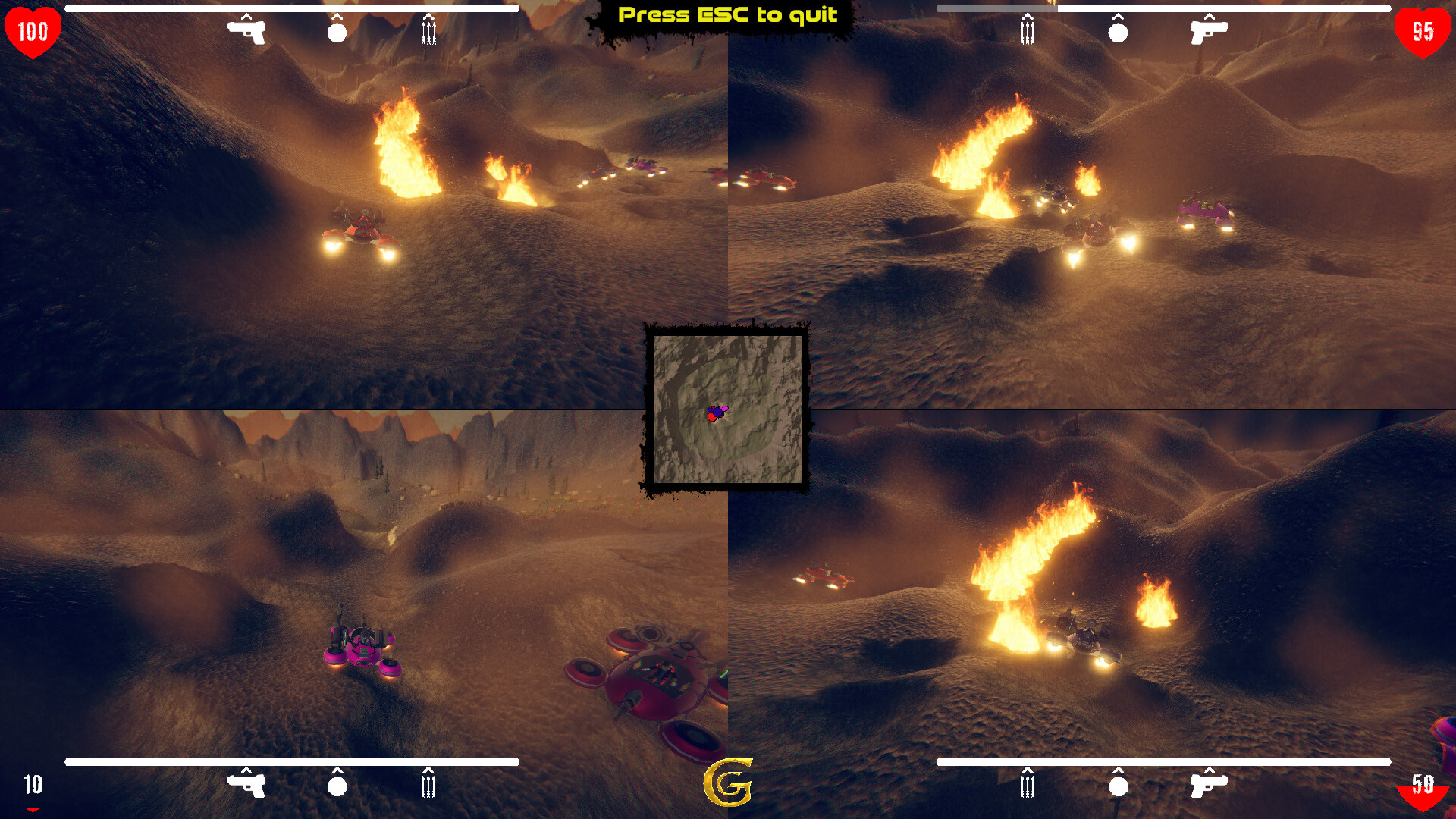 Personal Hover Attack Tanks screenshot 1