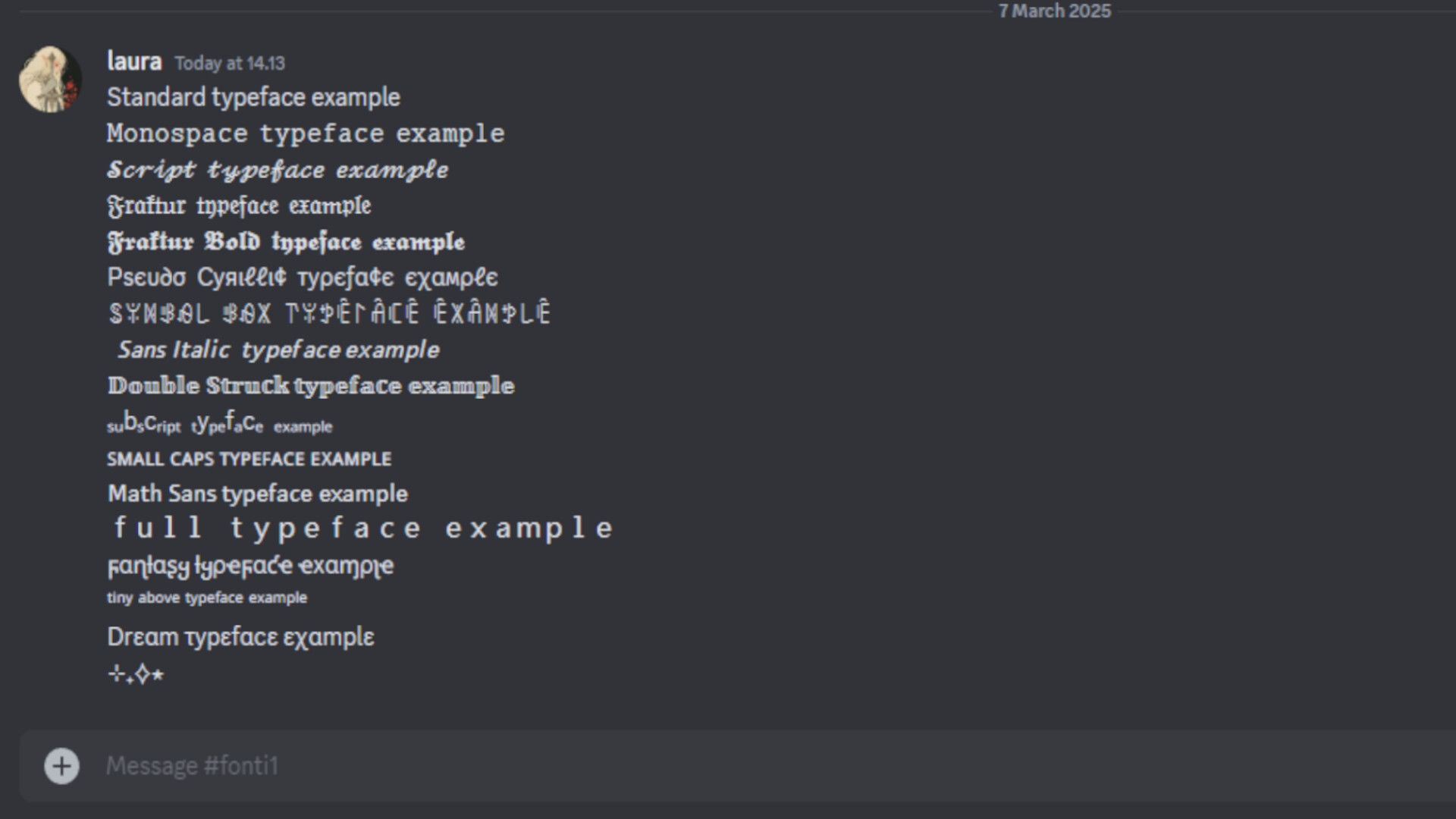 fonti screenshot 1