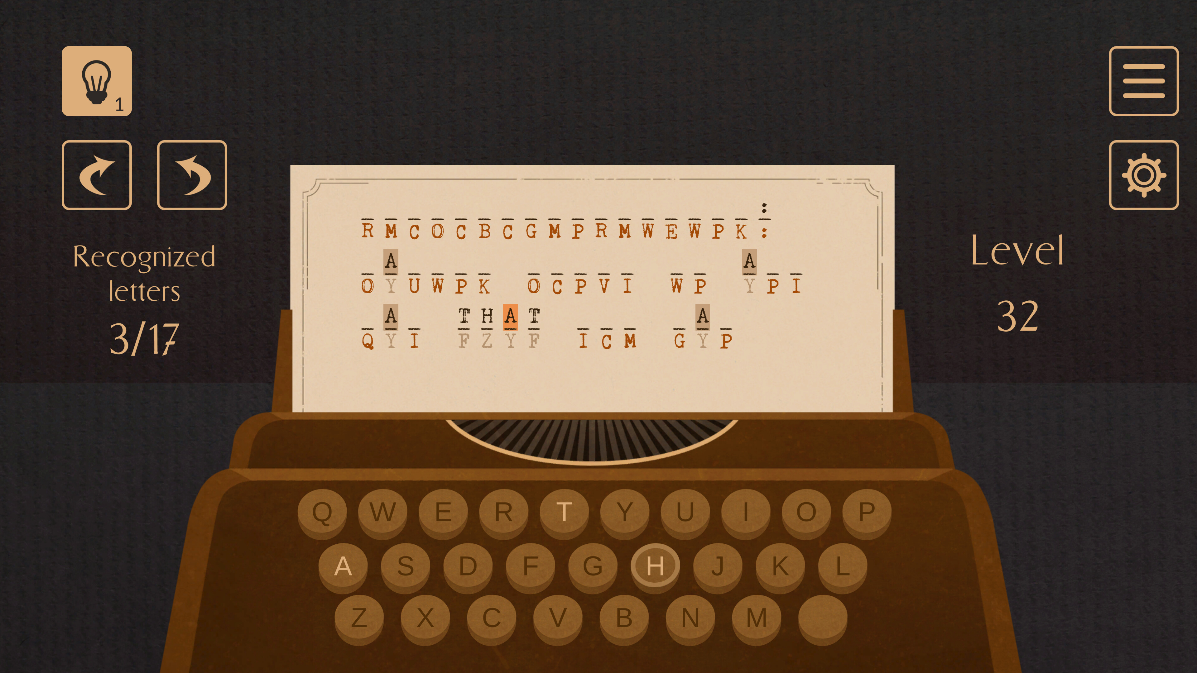 Cipheur - Uncommon Words screenshot 1