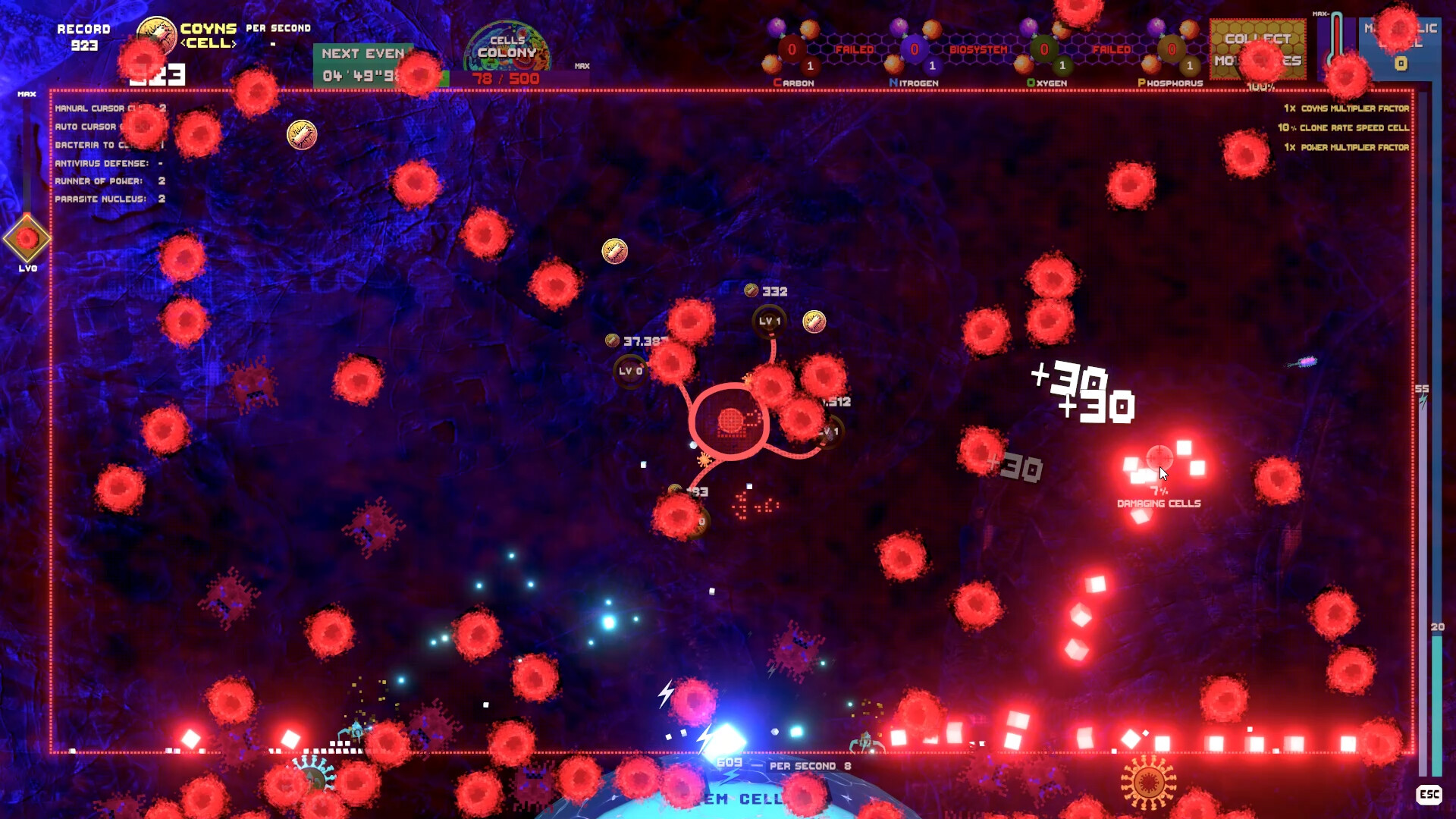 evocell bioclicker screenshot 2