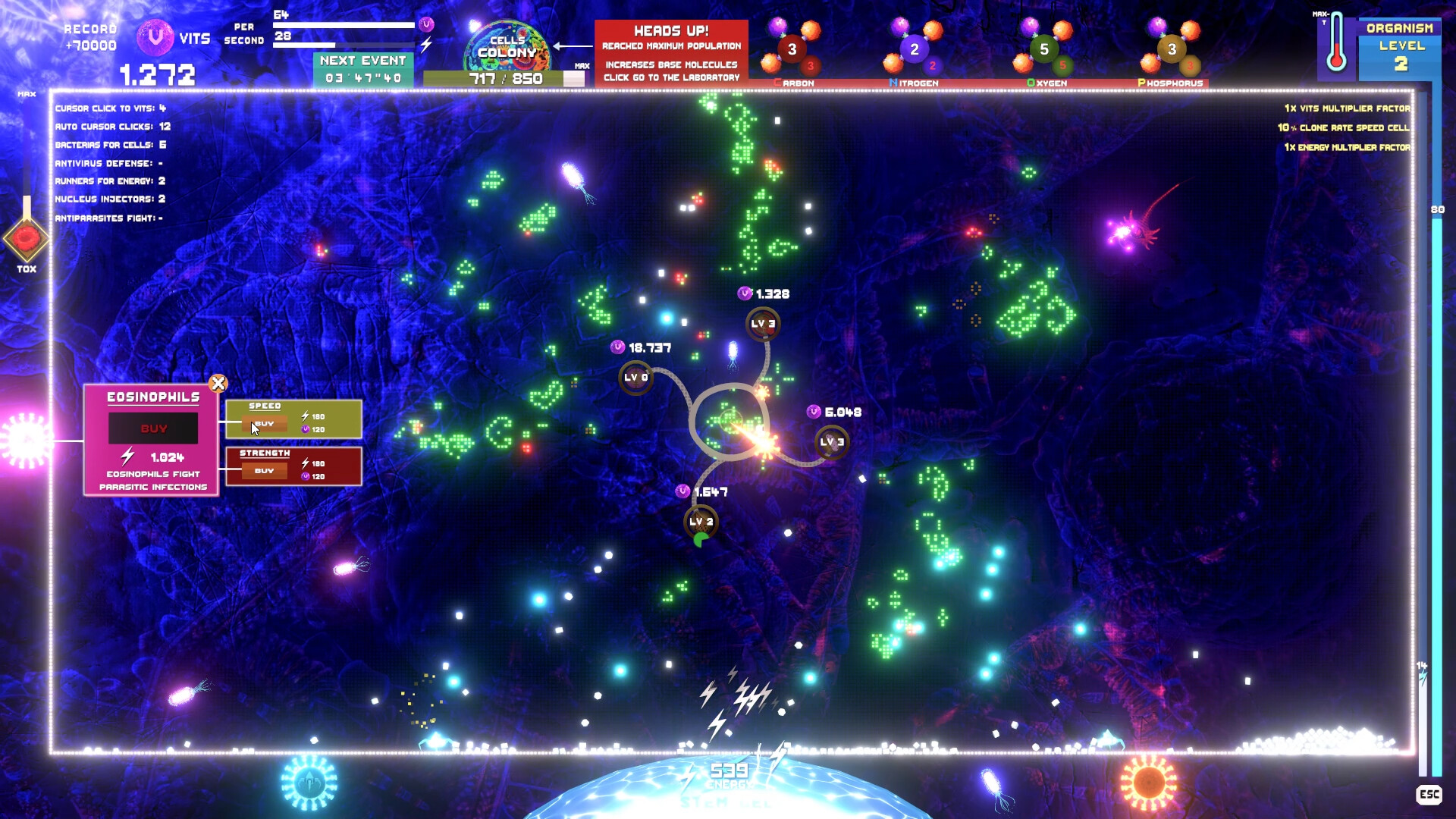 evocell bioclicker screenshot 1