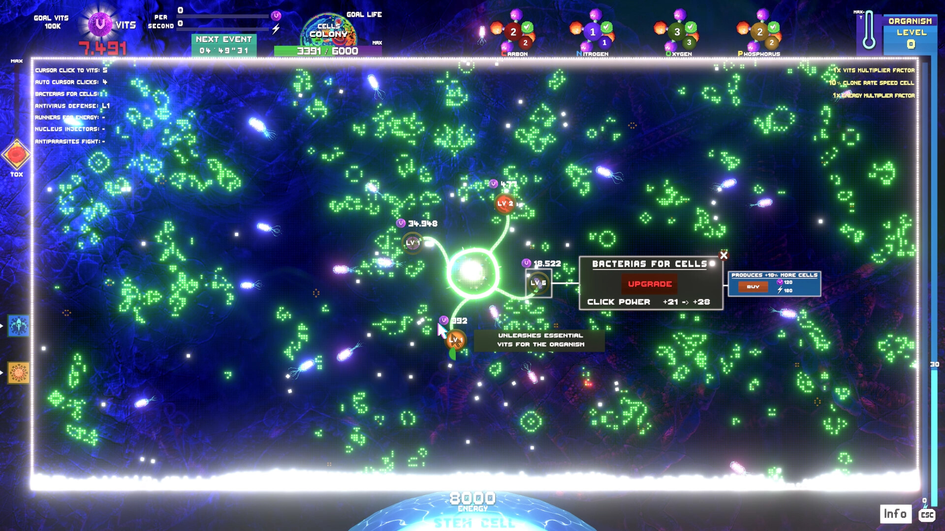 evocell bioclicker screenshot 5