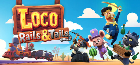 Loco: Rails & Tails — Steam header