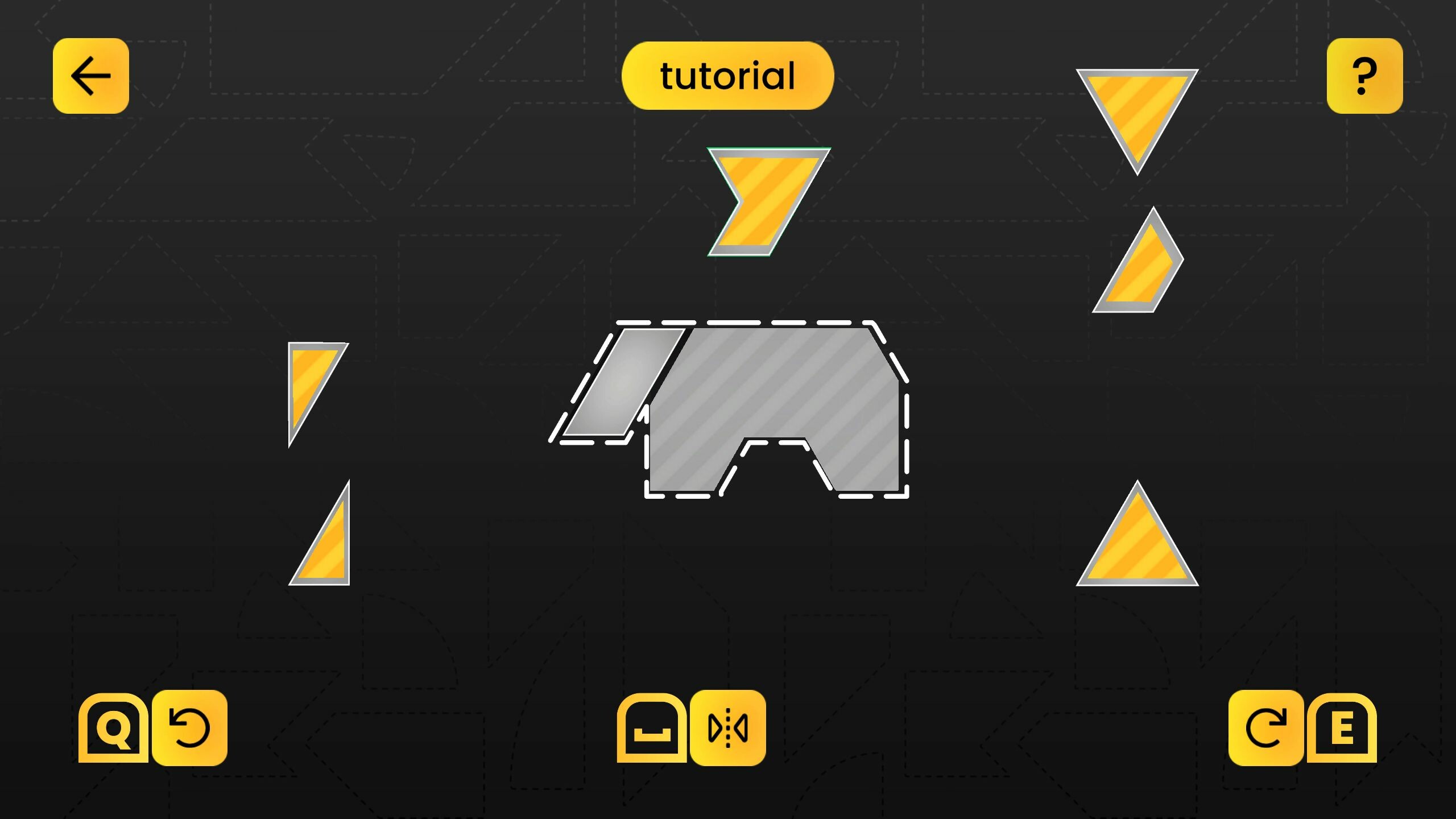 Tangram Collection: Rabbit Puzzle Pack screenshot 3
