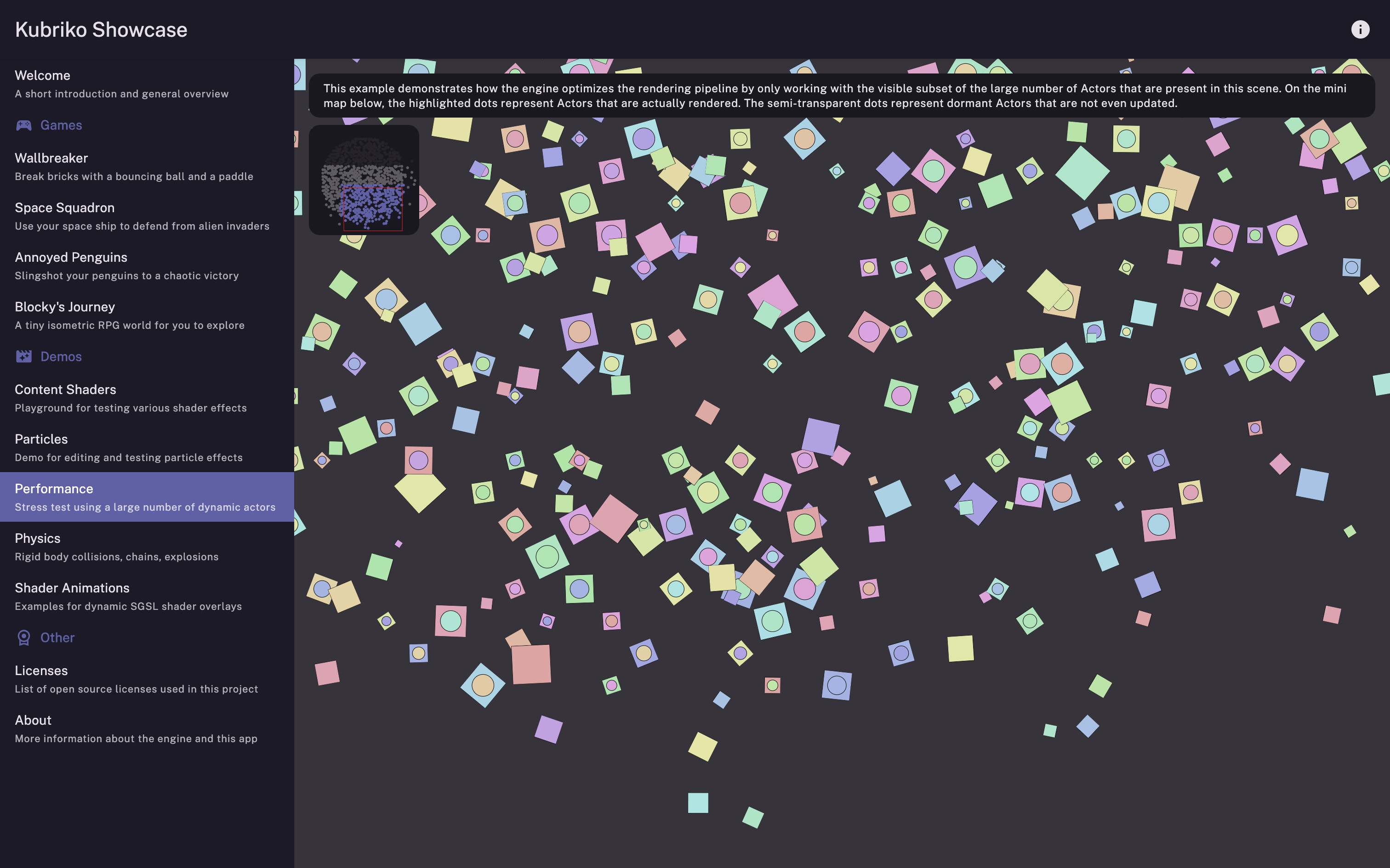 Kubriko Showcase screenshot 3