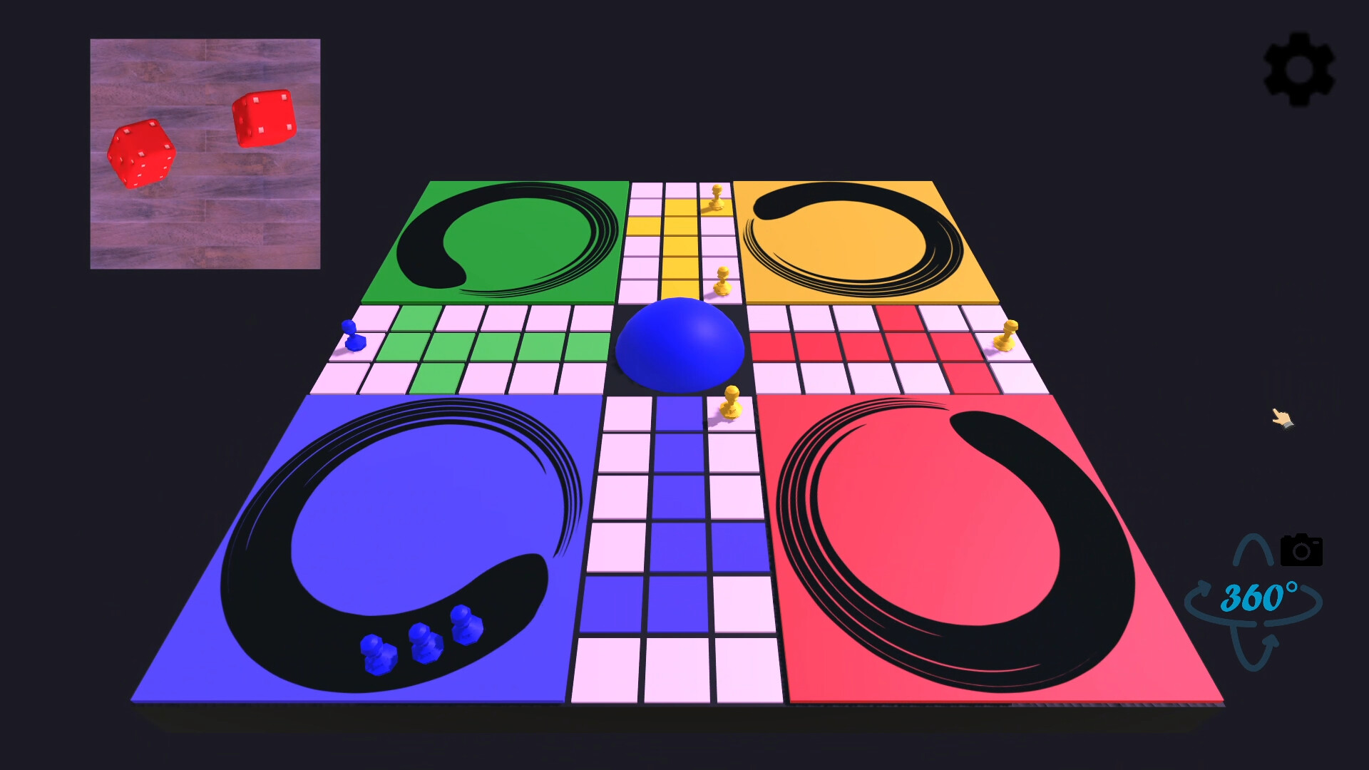 Dice Battle: 3D Board Game screenshot 1