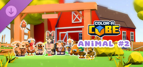 Color-A-Cube - Farm Animal Pack #2