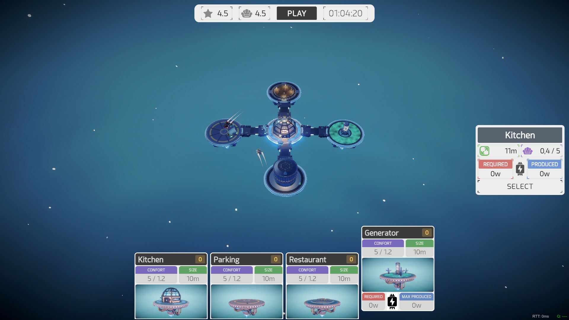 Space Restaurant screenshot 1