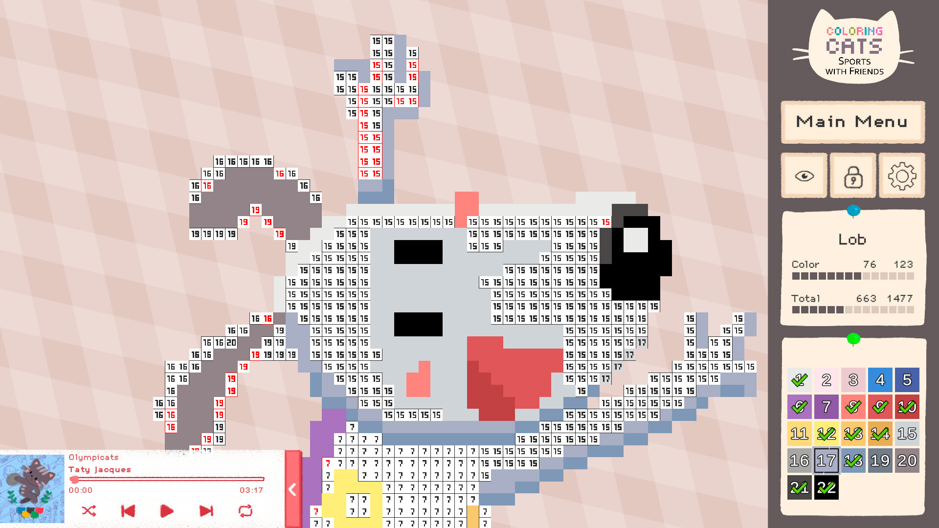 Coloring Cats: Sports With Friends screenshot 6