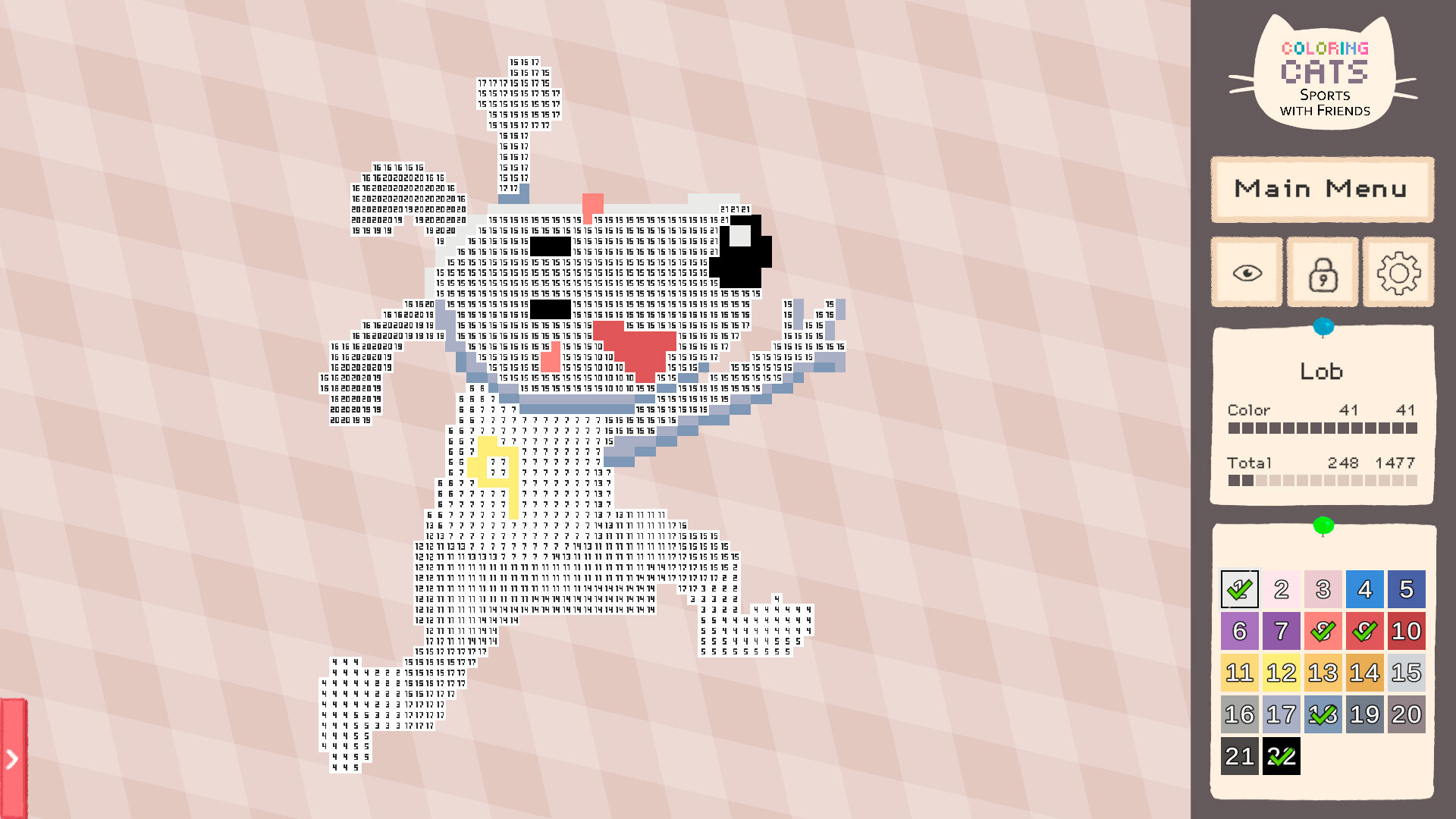 Coloring Cats: Sports With Friends screenshot 4