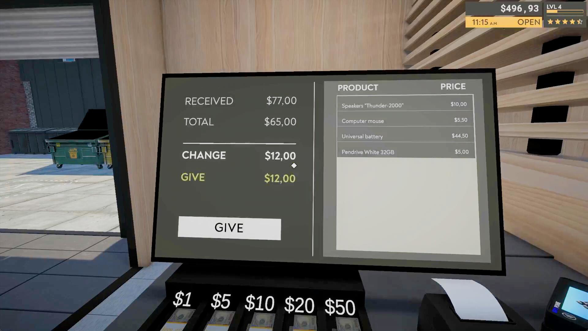 Returns Outlet Simulator screenshot 12
