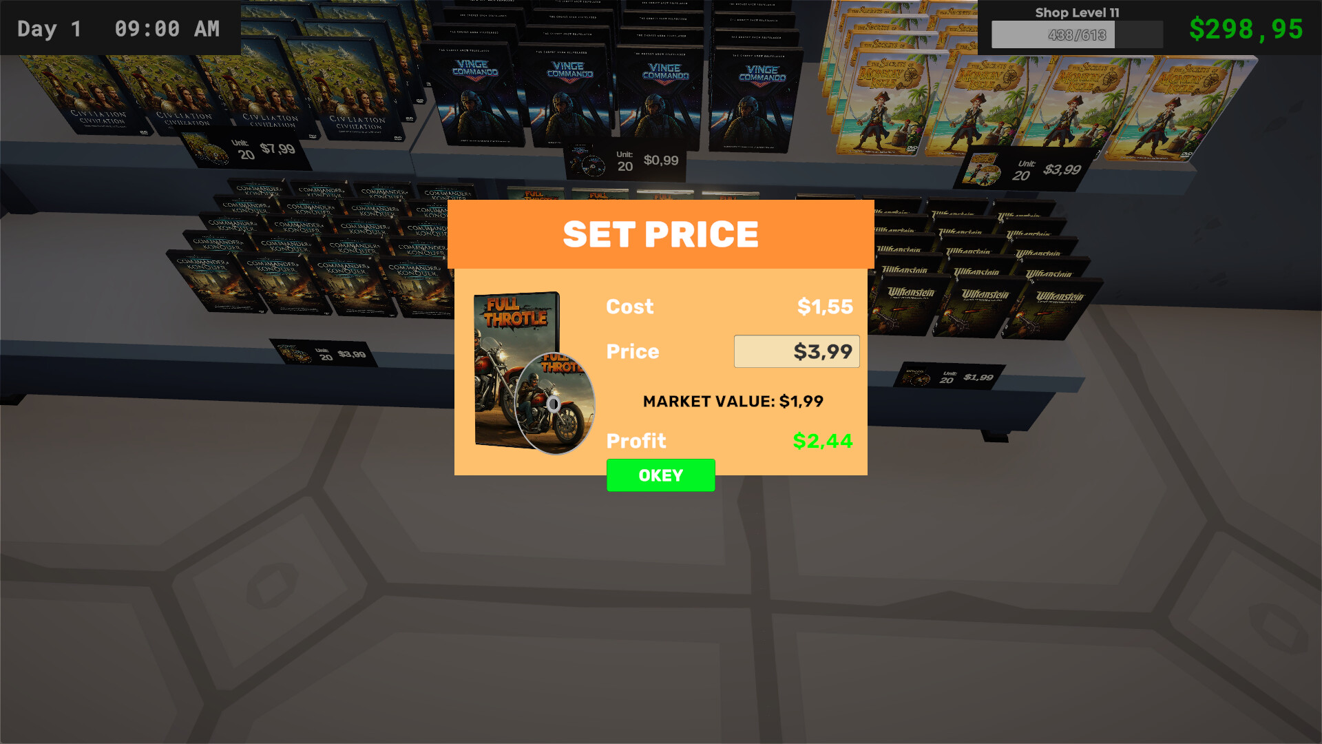 DVD Store Simulator screenshot 2