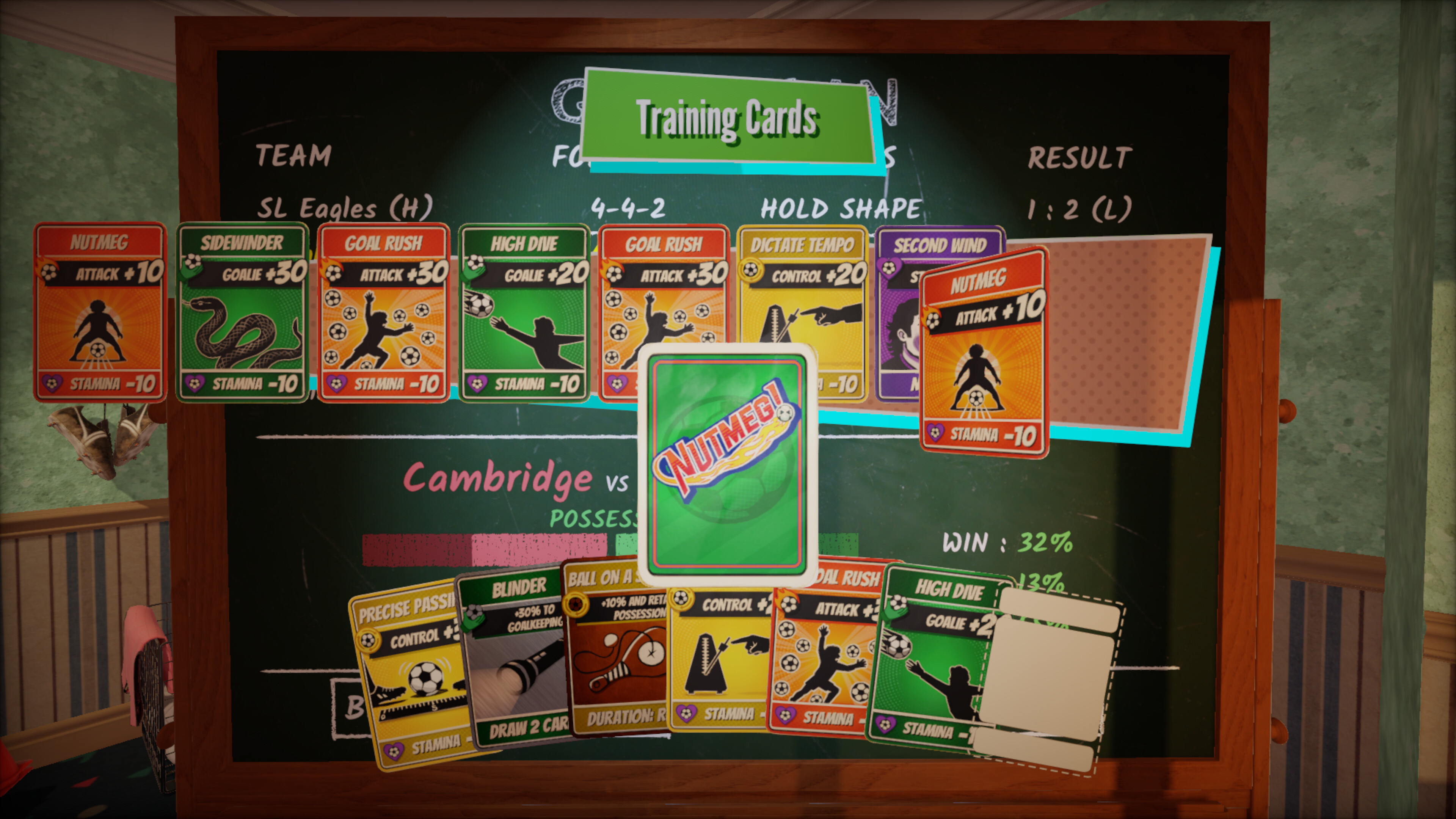 NUTMEG! A Nostalgic Deckbuilding Football Manager screenshot 14