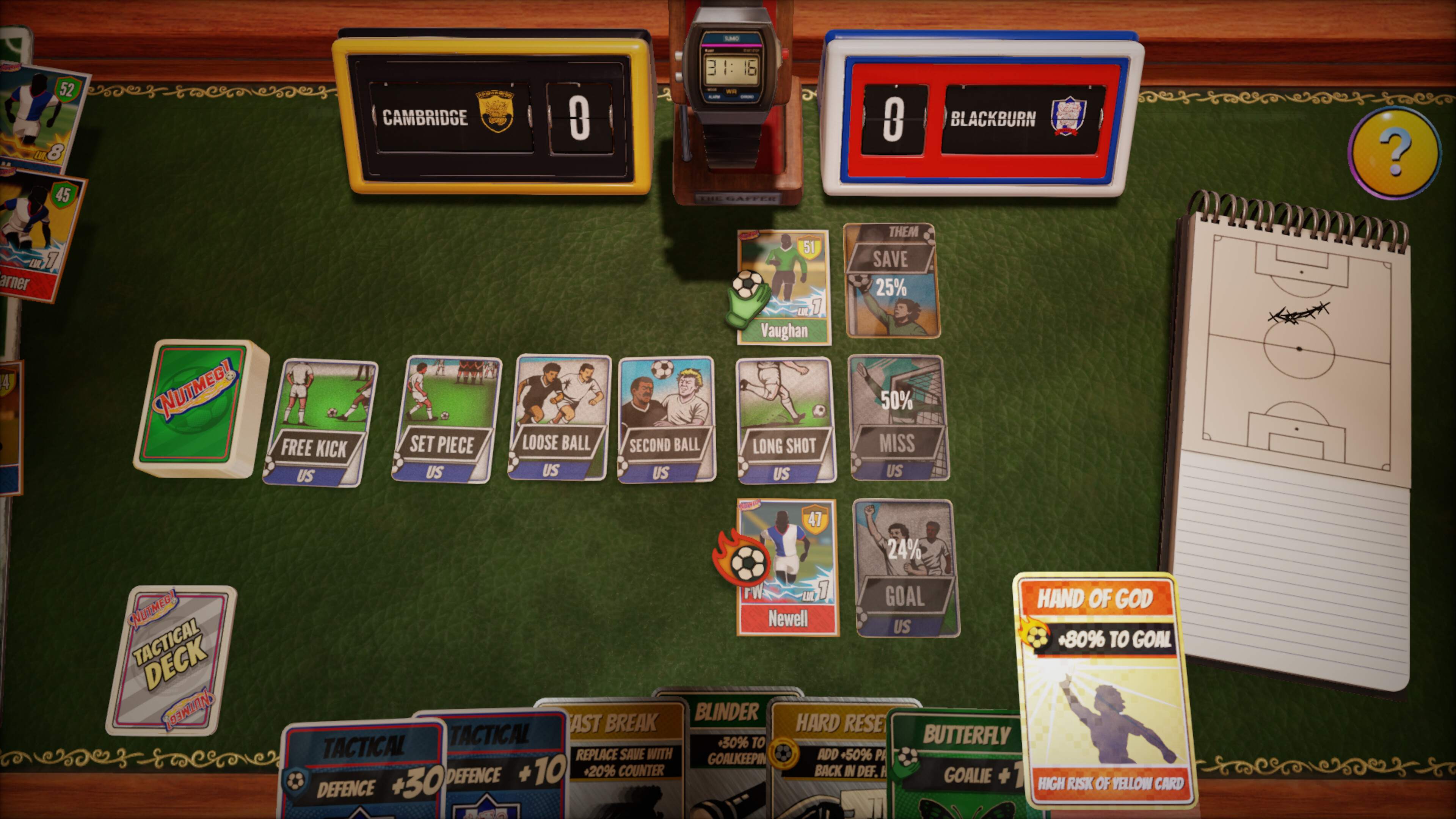 NUTMEG! A Nostalgic Deckbuilding Football Manager screenshot 1